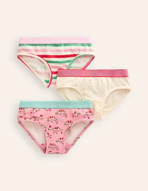 3-Pack Pants-Pink Robins