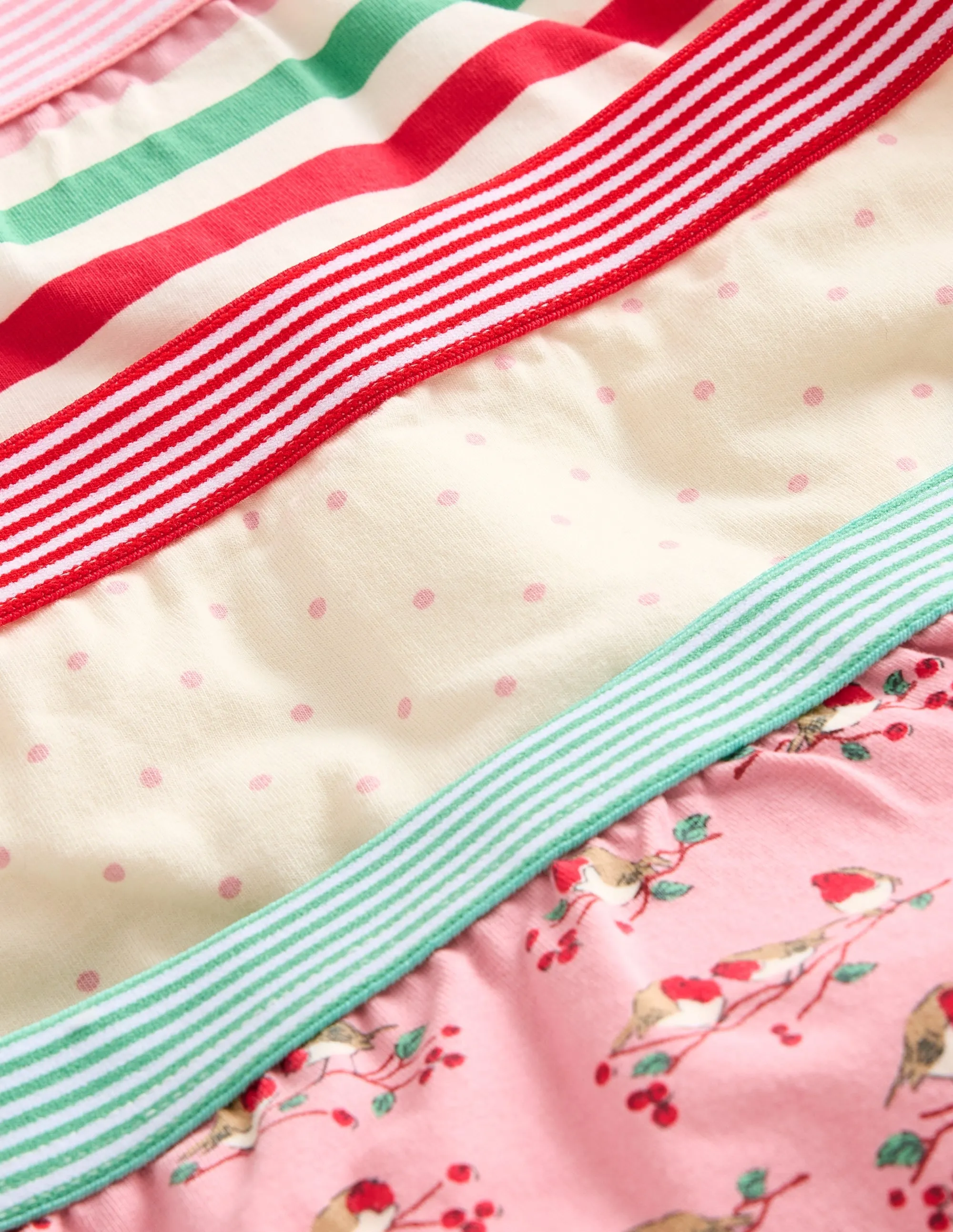 3-Pack Pants-Pink Robins