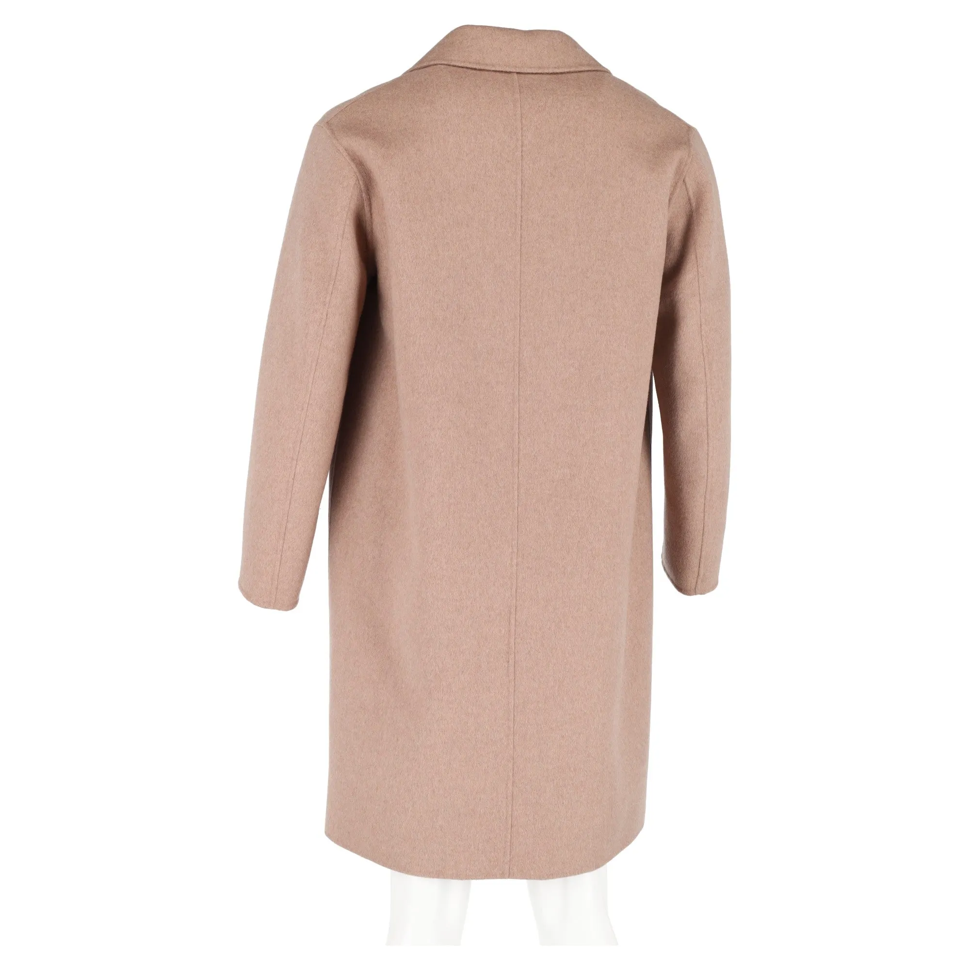 Acne Studios Long Coat in Beige Wool