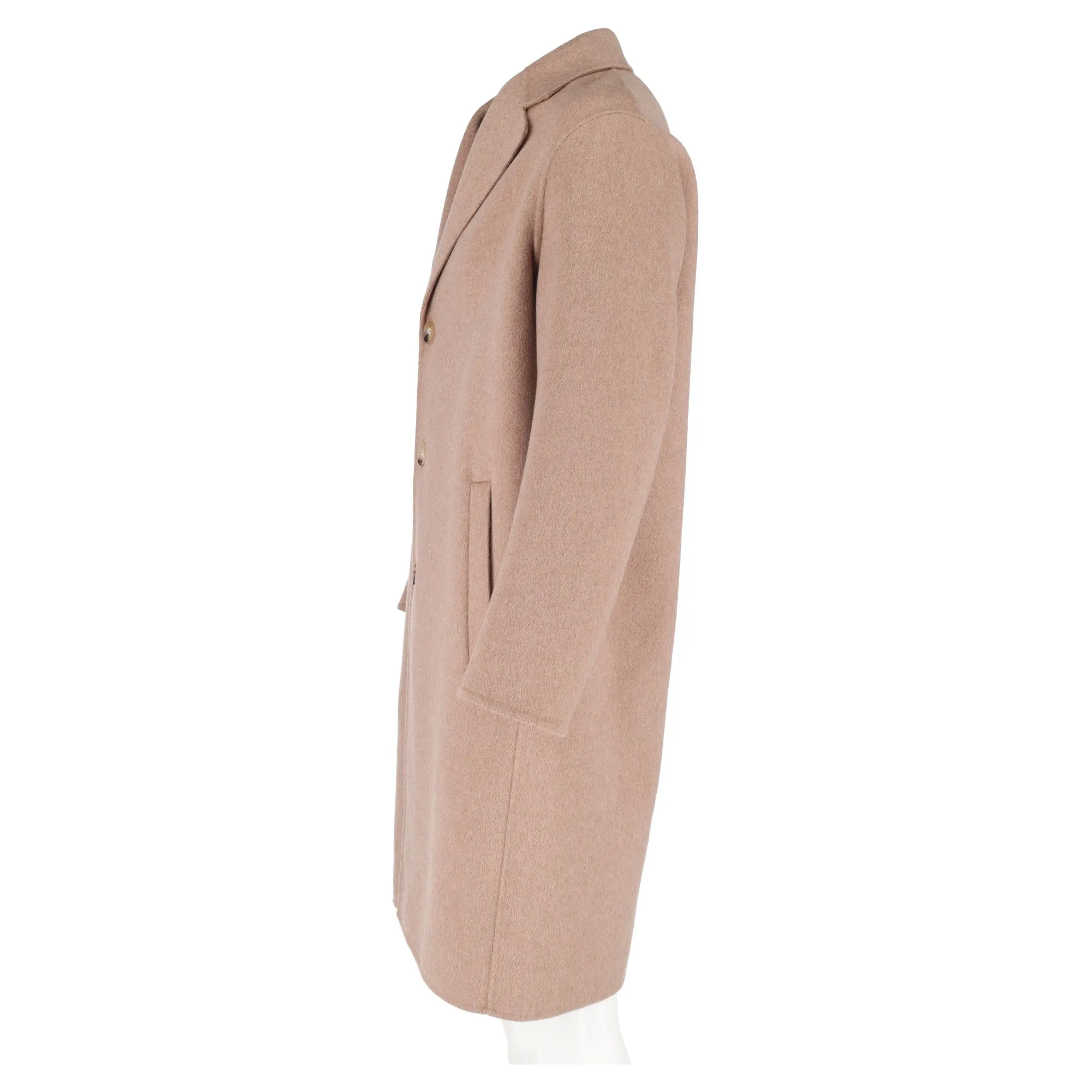 Acne Studios Long Coat in Beige Wool