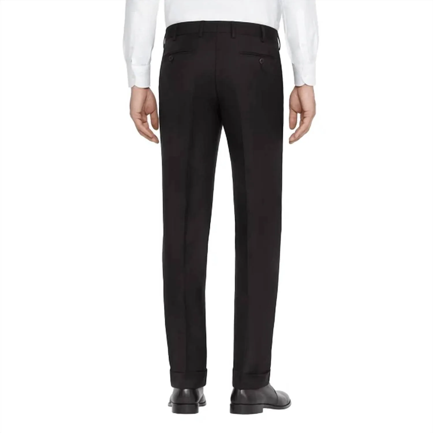 Devon Wool Trouser In Black