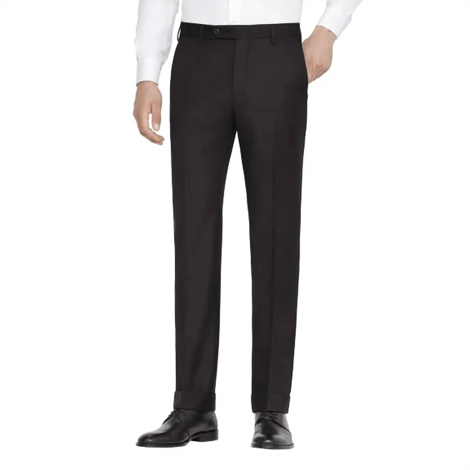 Devon Wool Trouser In Black