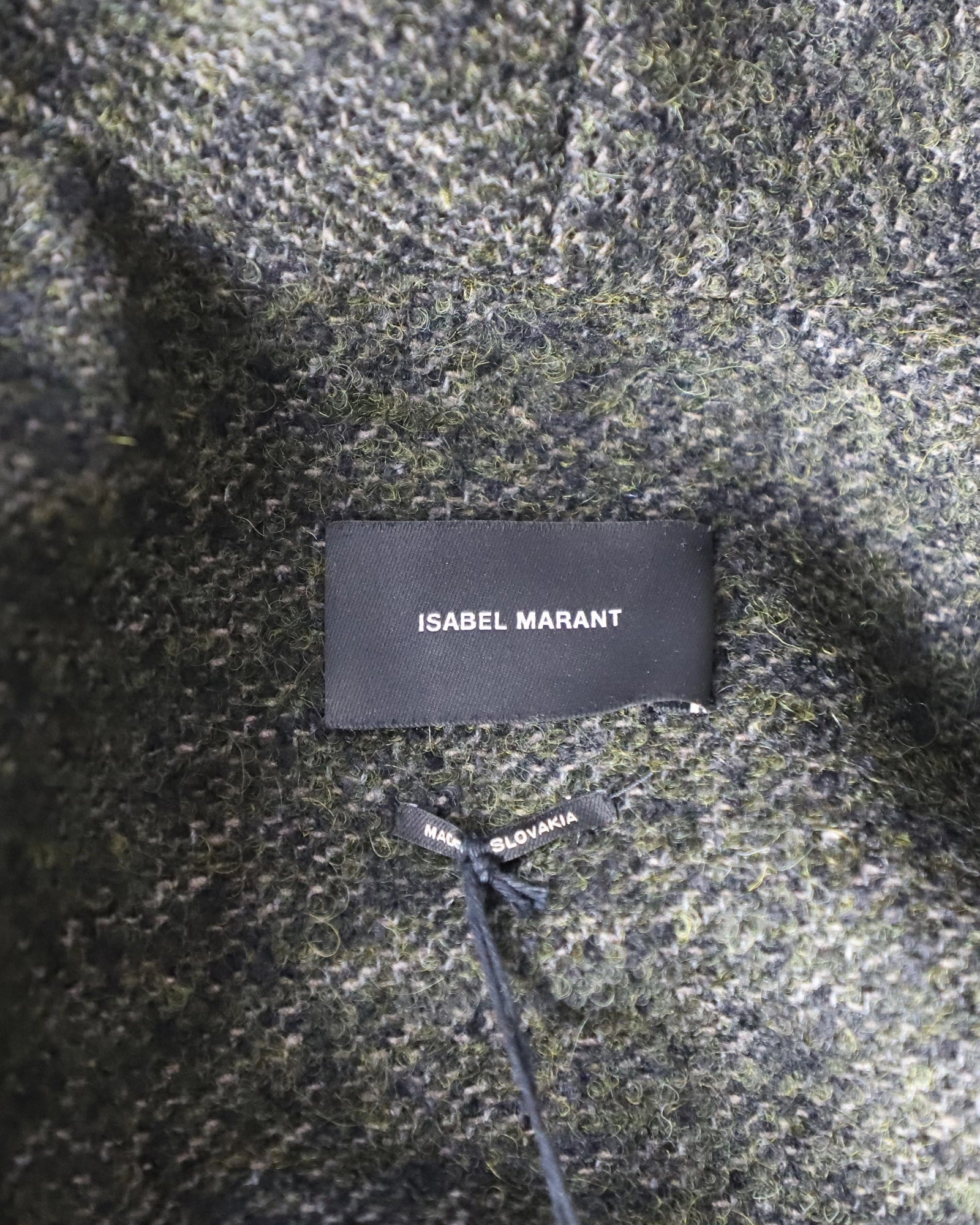 Isabel Marant Sequined Jacket in Green Wool