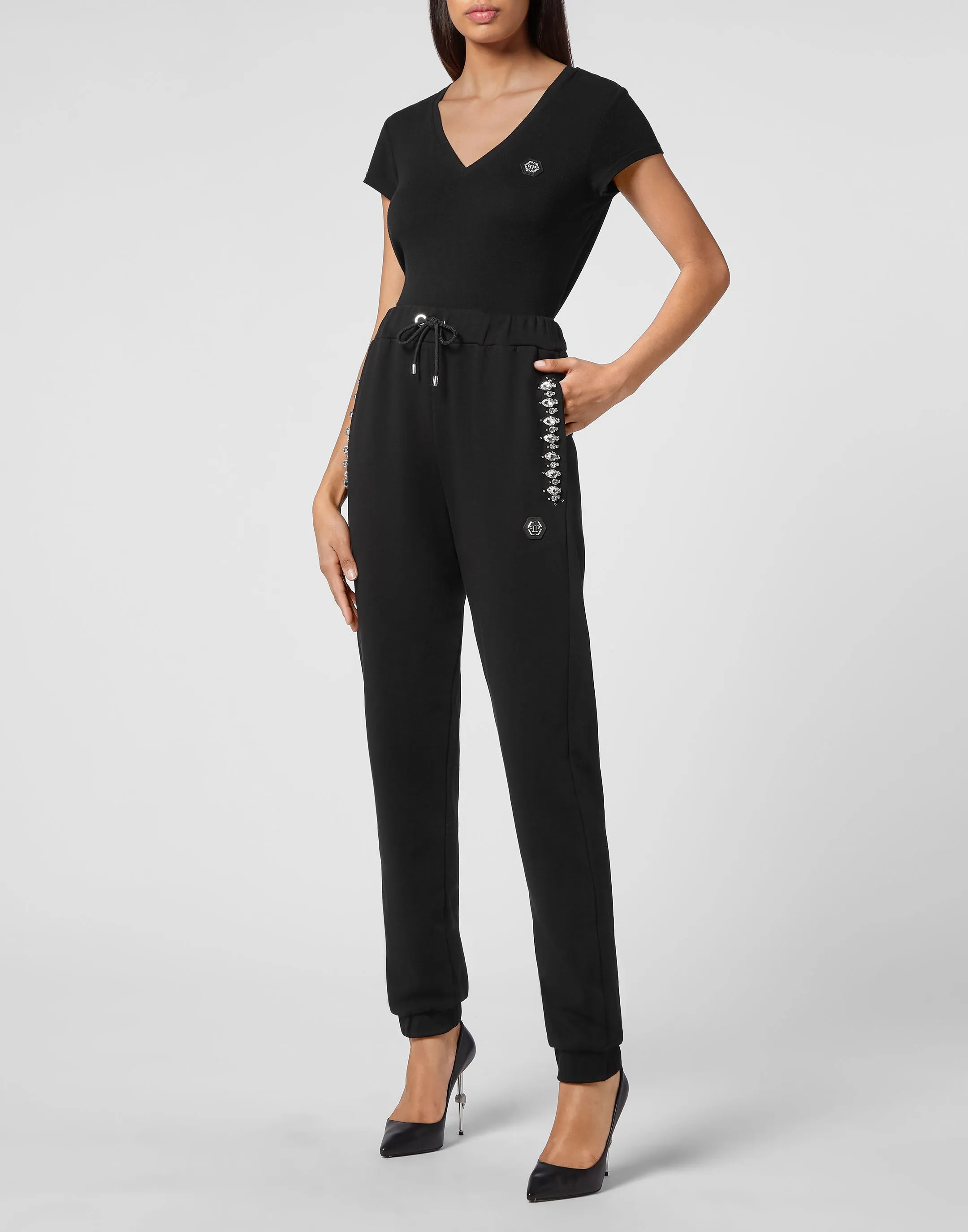 Jogging Trousers Crystal Iconic Plein