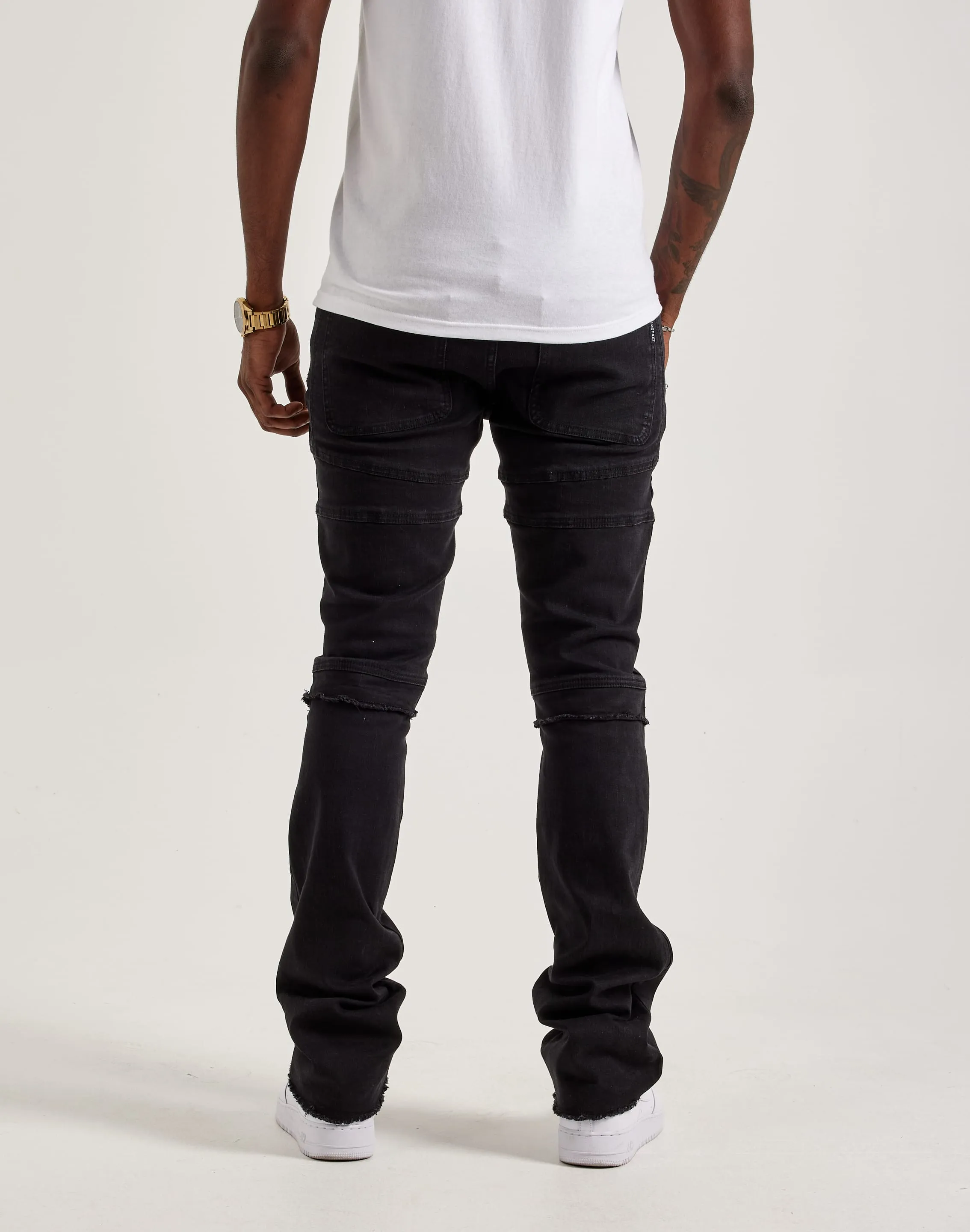 Kilogram Zipper Pocket Moto Jeans