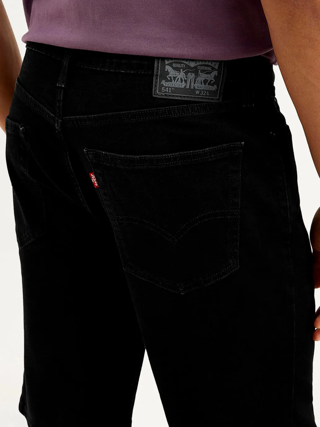 Men's Black Tapered Shorts