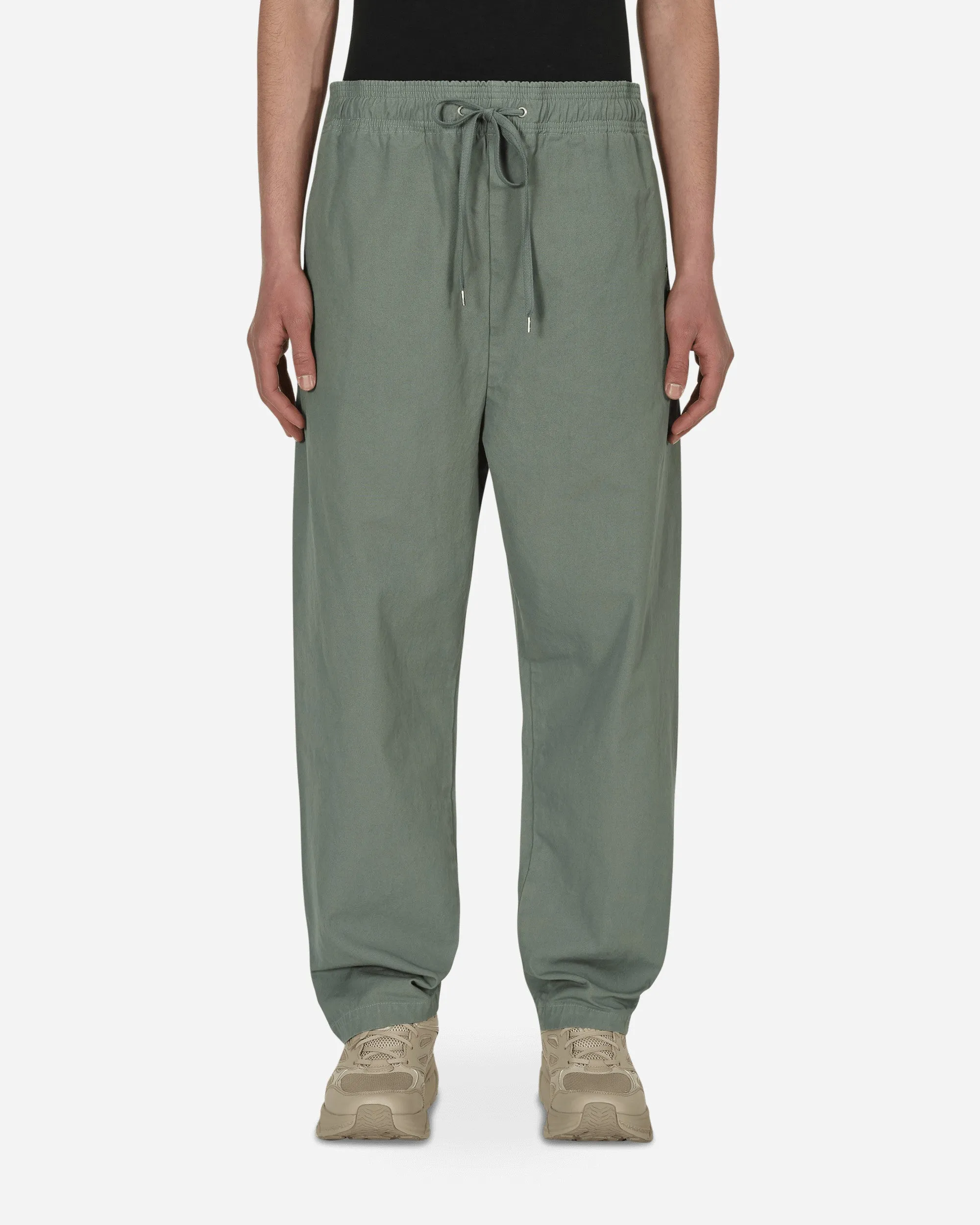 No Side Seam Long Pants Green