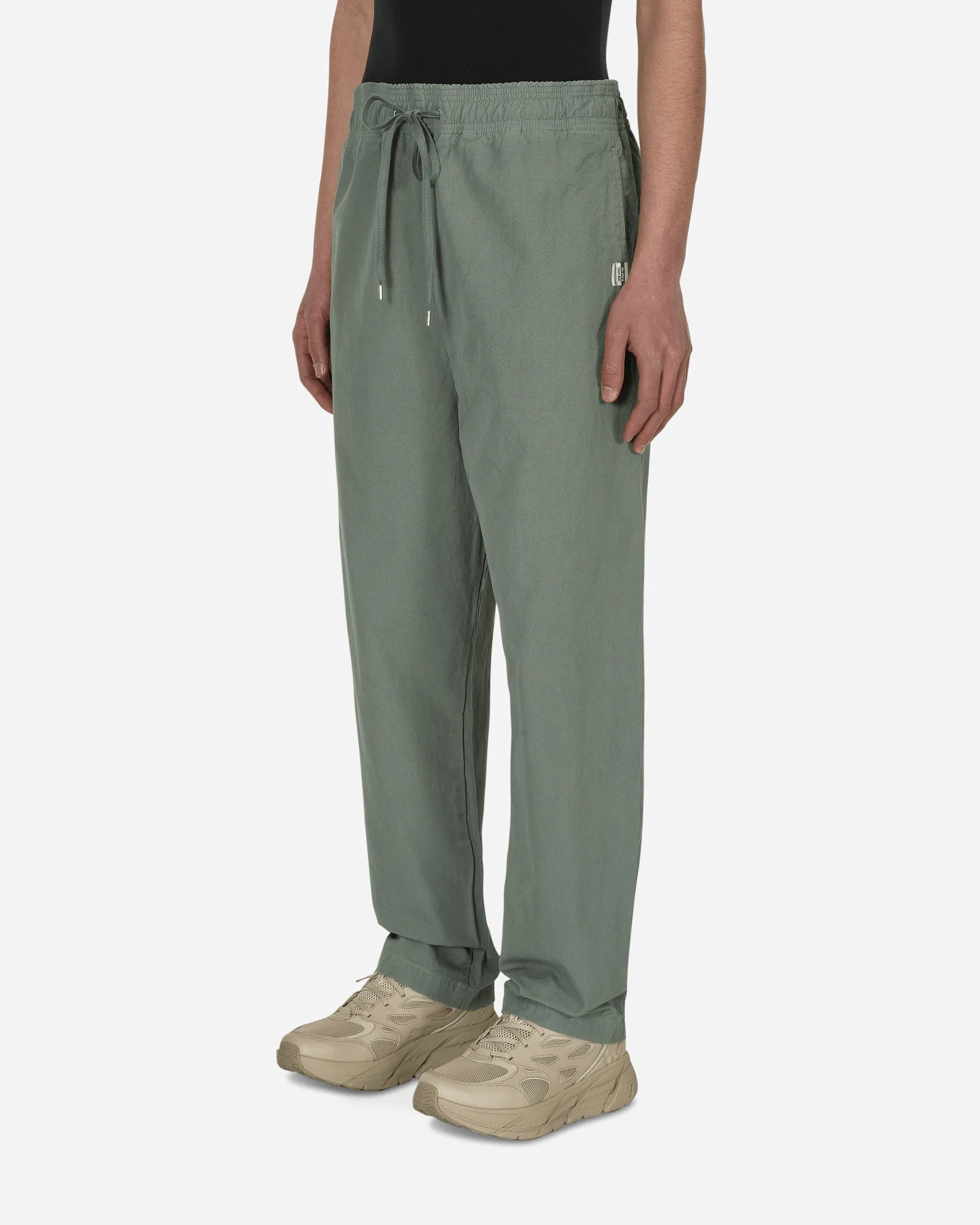 No Side Seam Long Pants Green