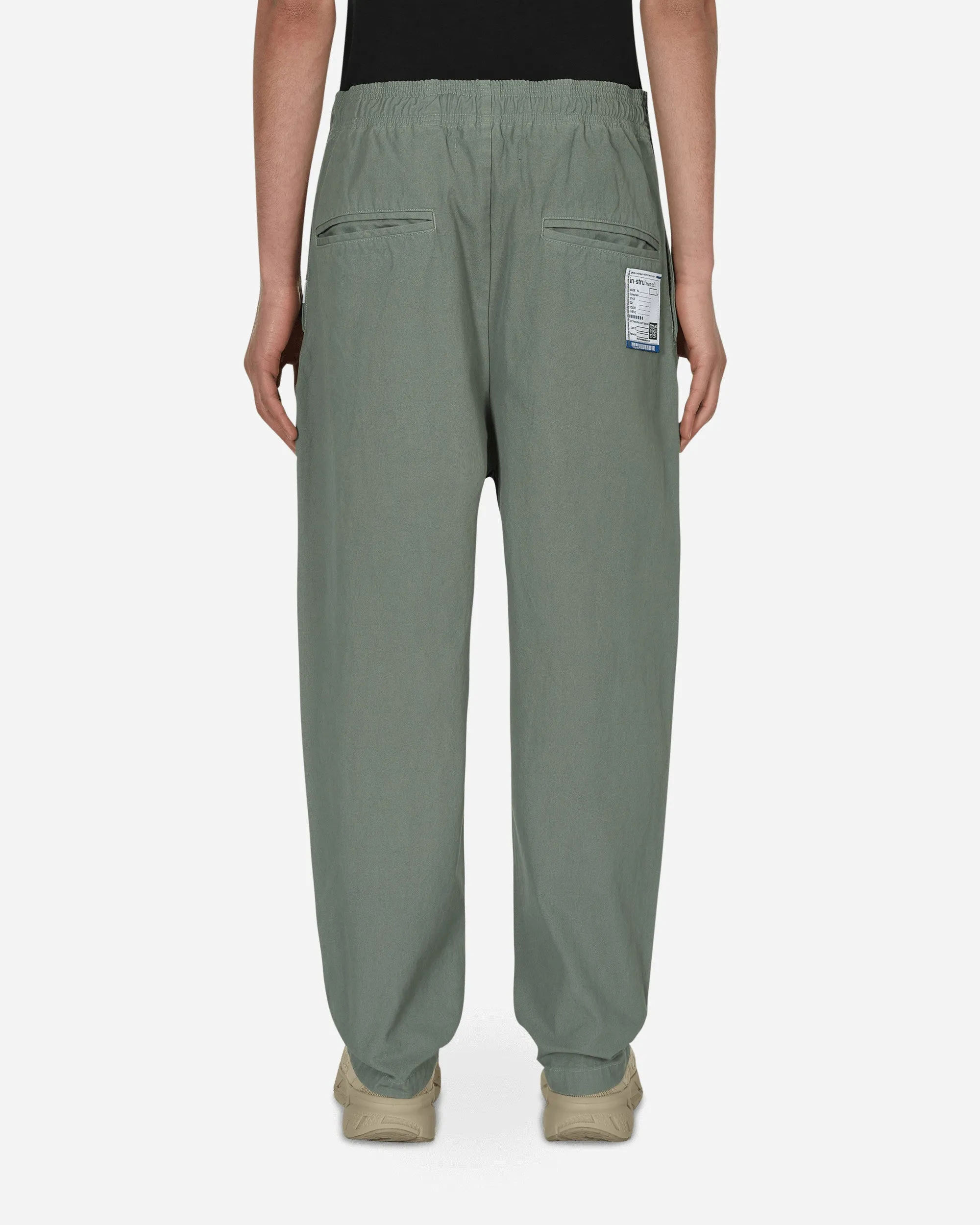 No Side Seam Long Pants Green