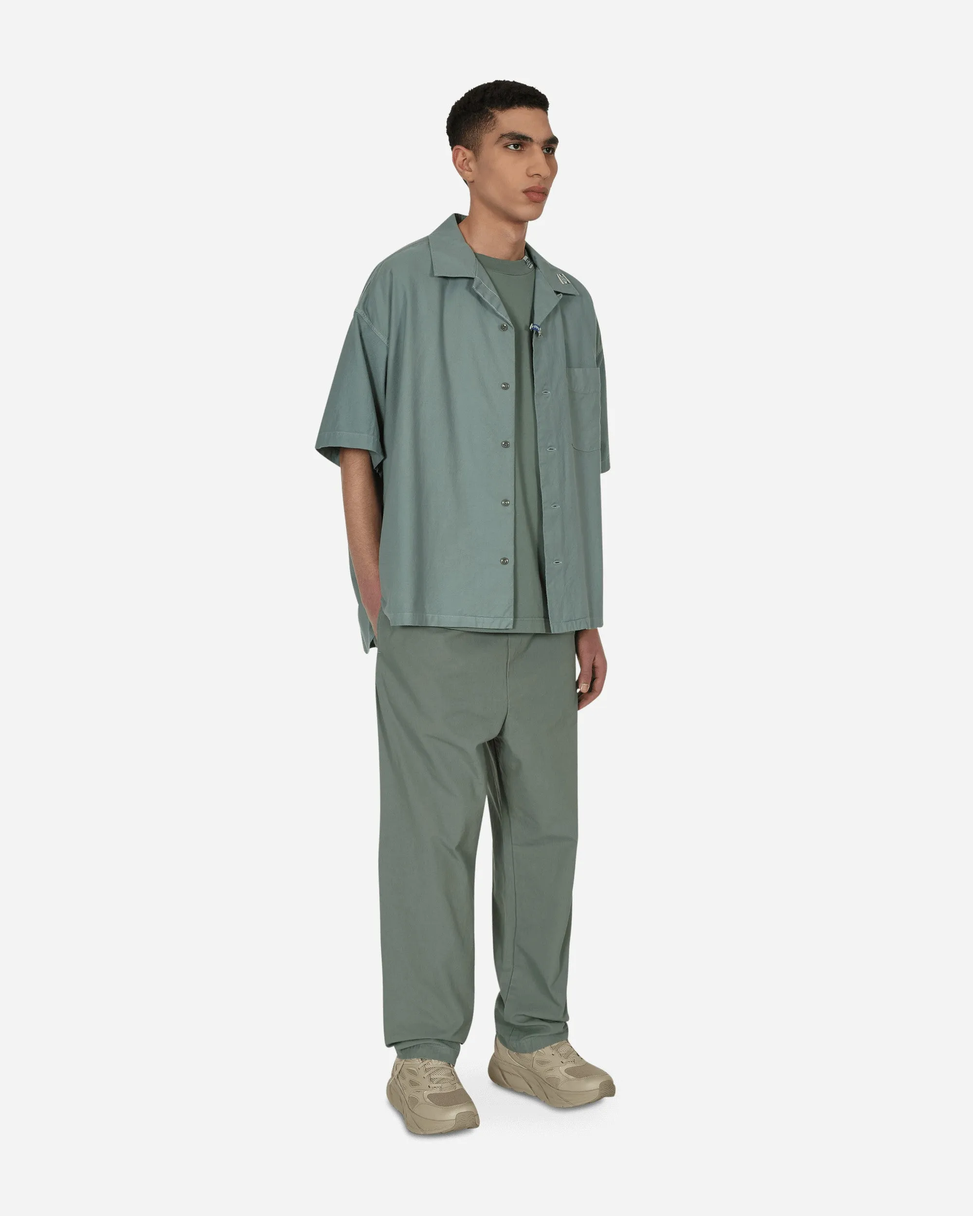 No Side Seam Long Pants Green