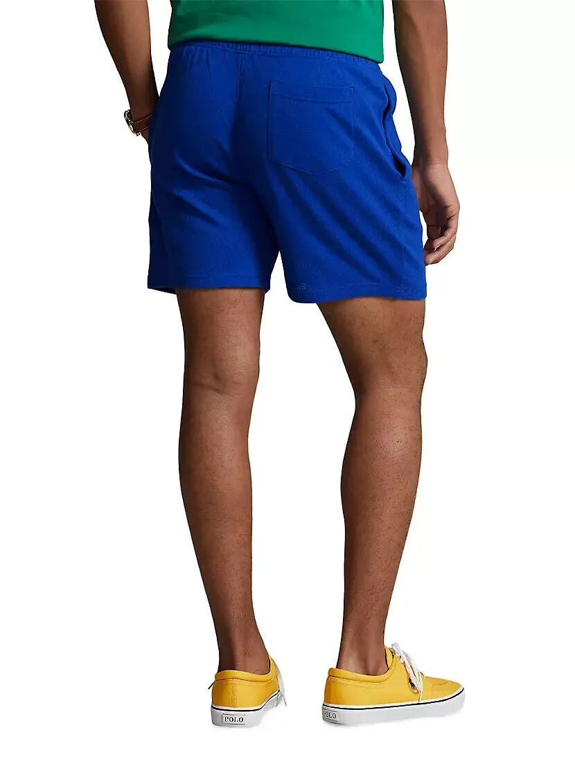 Polo Ralph Lauren Board Shorts Men's Blue Cotton Waffle-Knit Graphic MCWW171