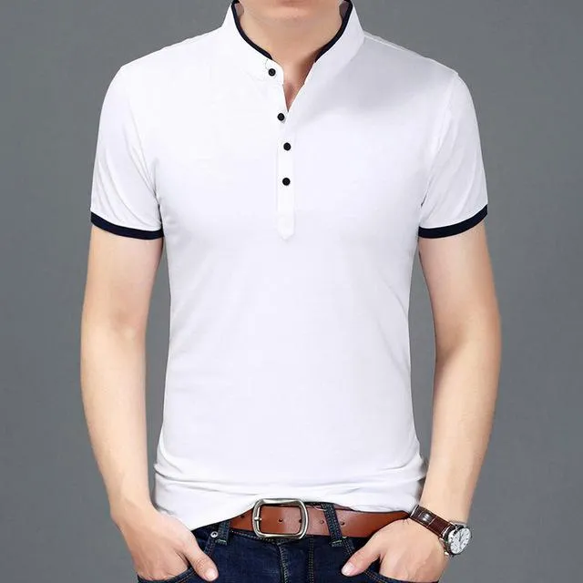 West Louis™ Casual Polo Shirts