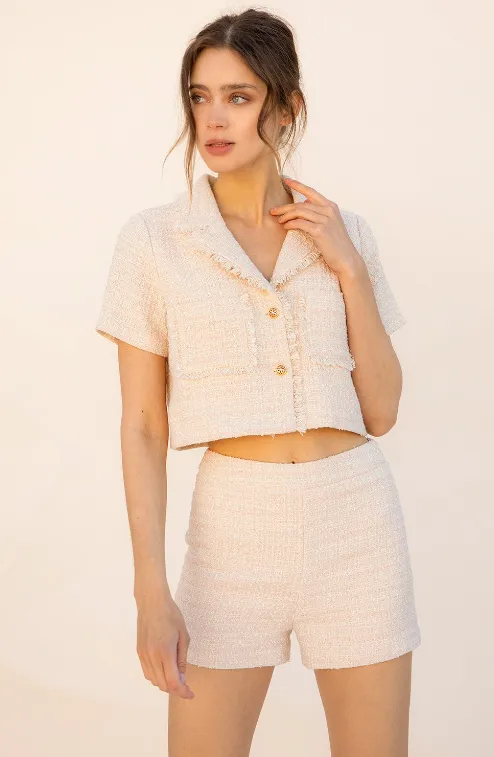 Abigail Tweed Shorts - Final Sale 50% off in cart