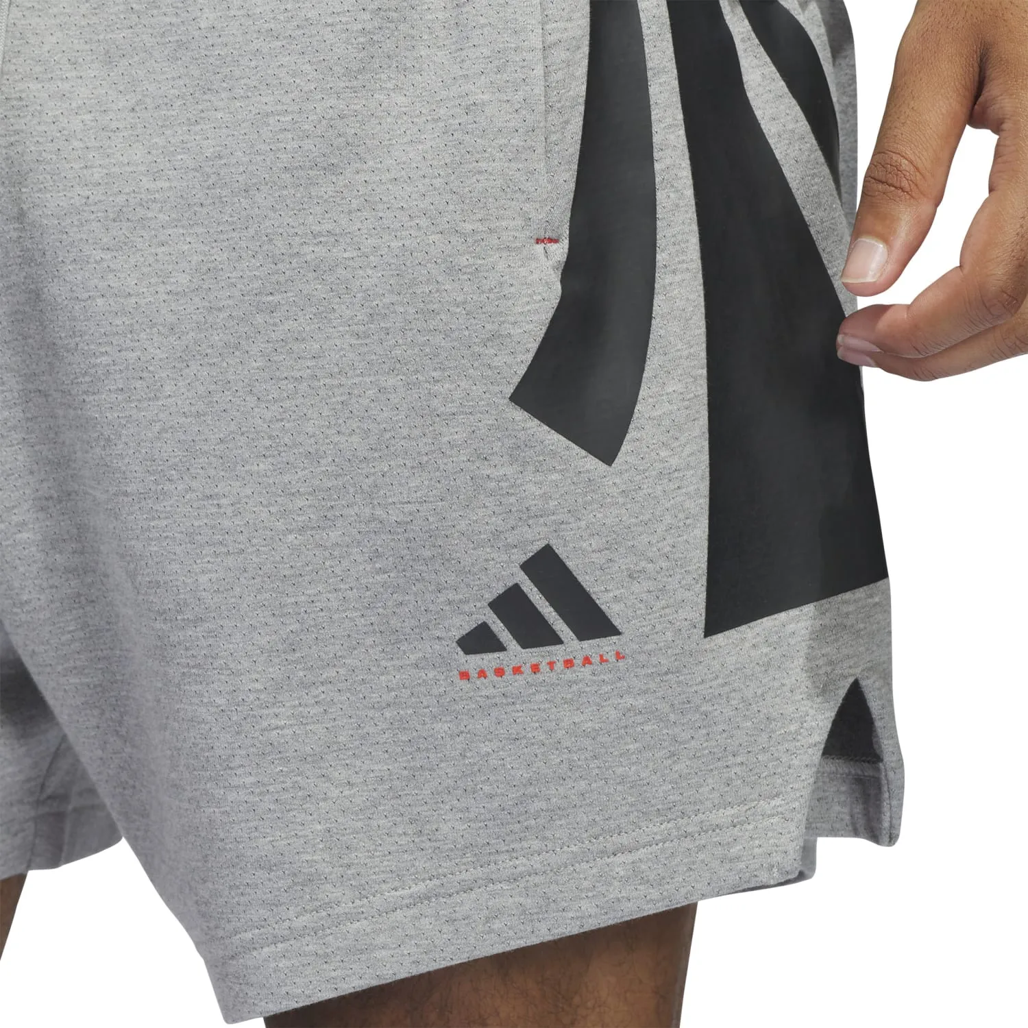Adidas Unisex Basketball Spacer Shorts Grey JD7467