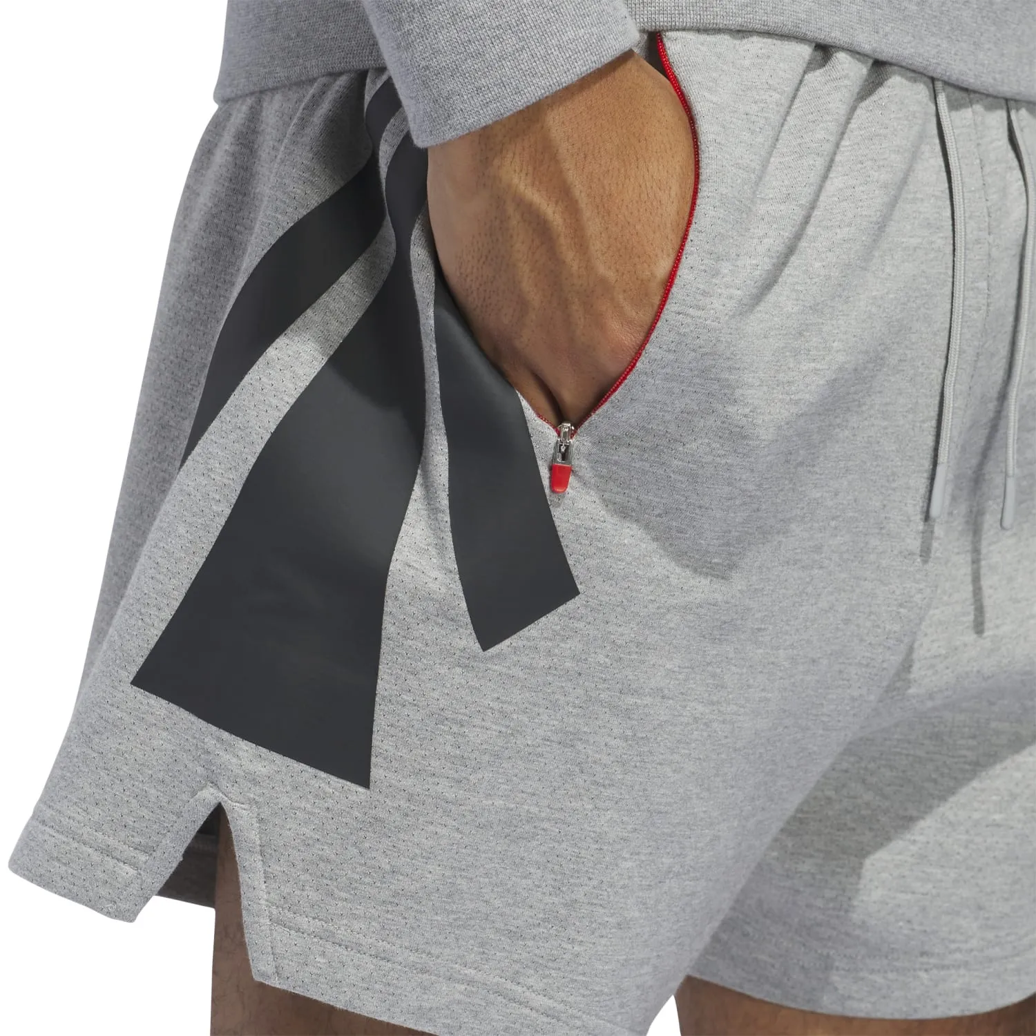 Adidas Unisex Basketball Spacer Shorts Grey JD7467