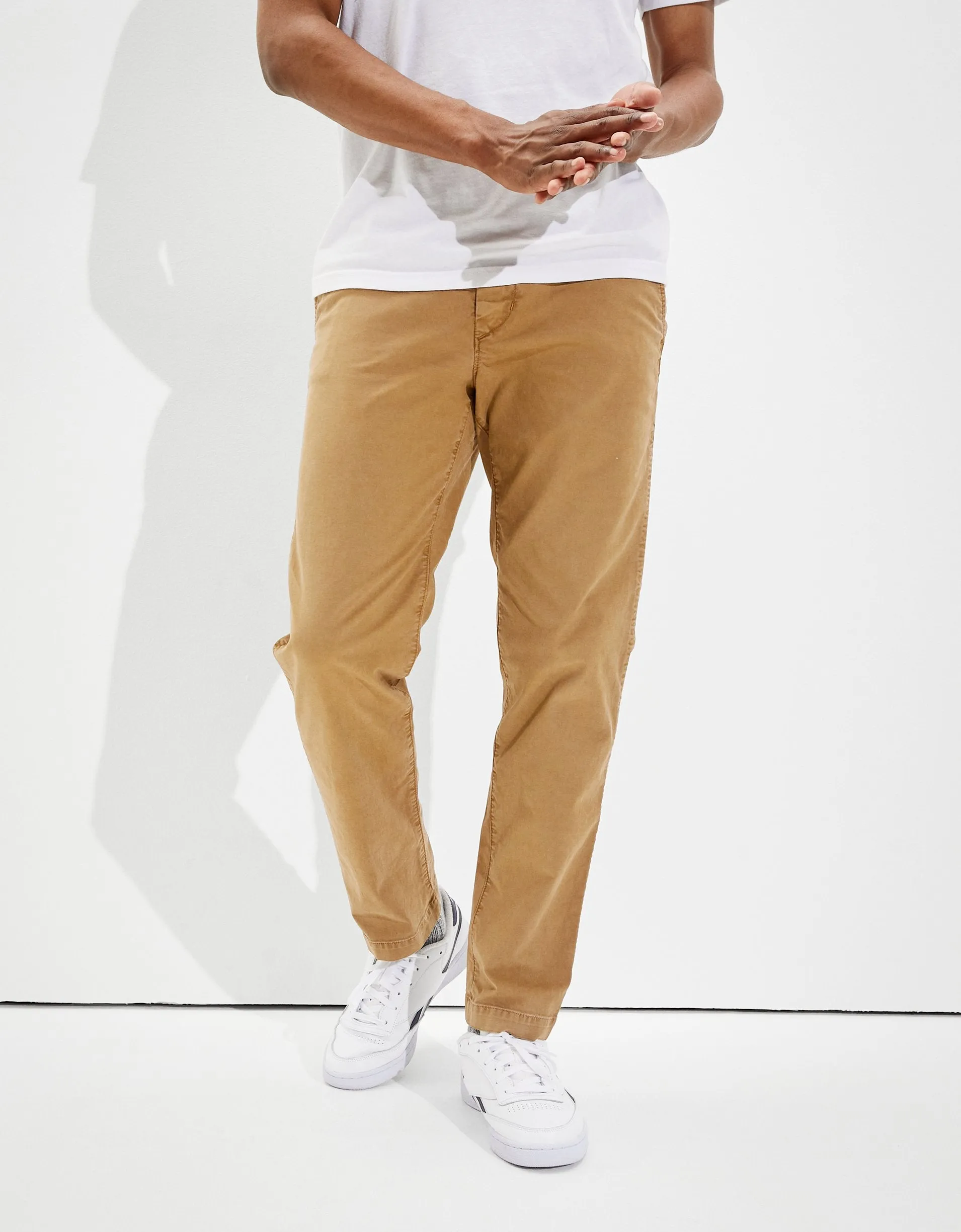 AE Flex Slim Straight Khaki Pant