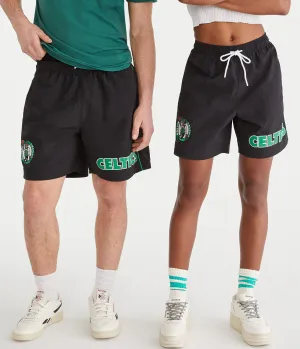 Aeropostale Boston Celtics Nylon Shorts 6.5"