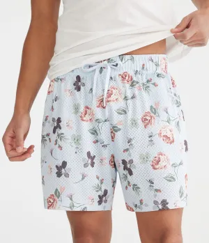 Aeropostale Floral Print Mesh Shorts 6"