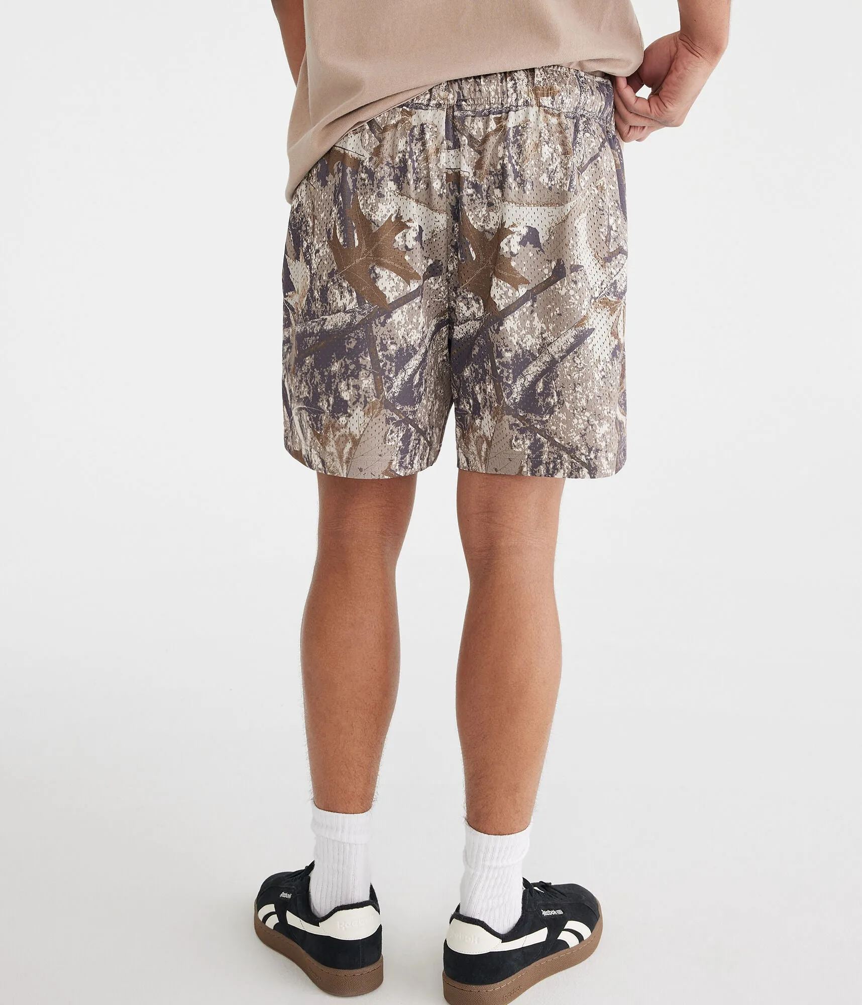 Aeropostale Forest Camo Mesh Shorts 6"