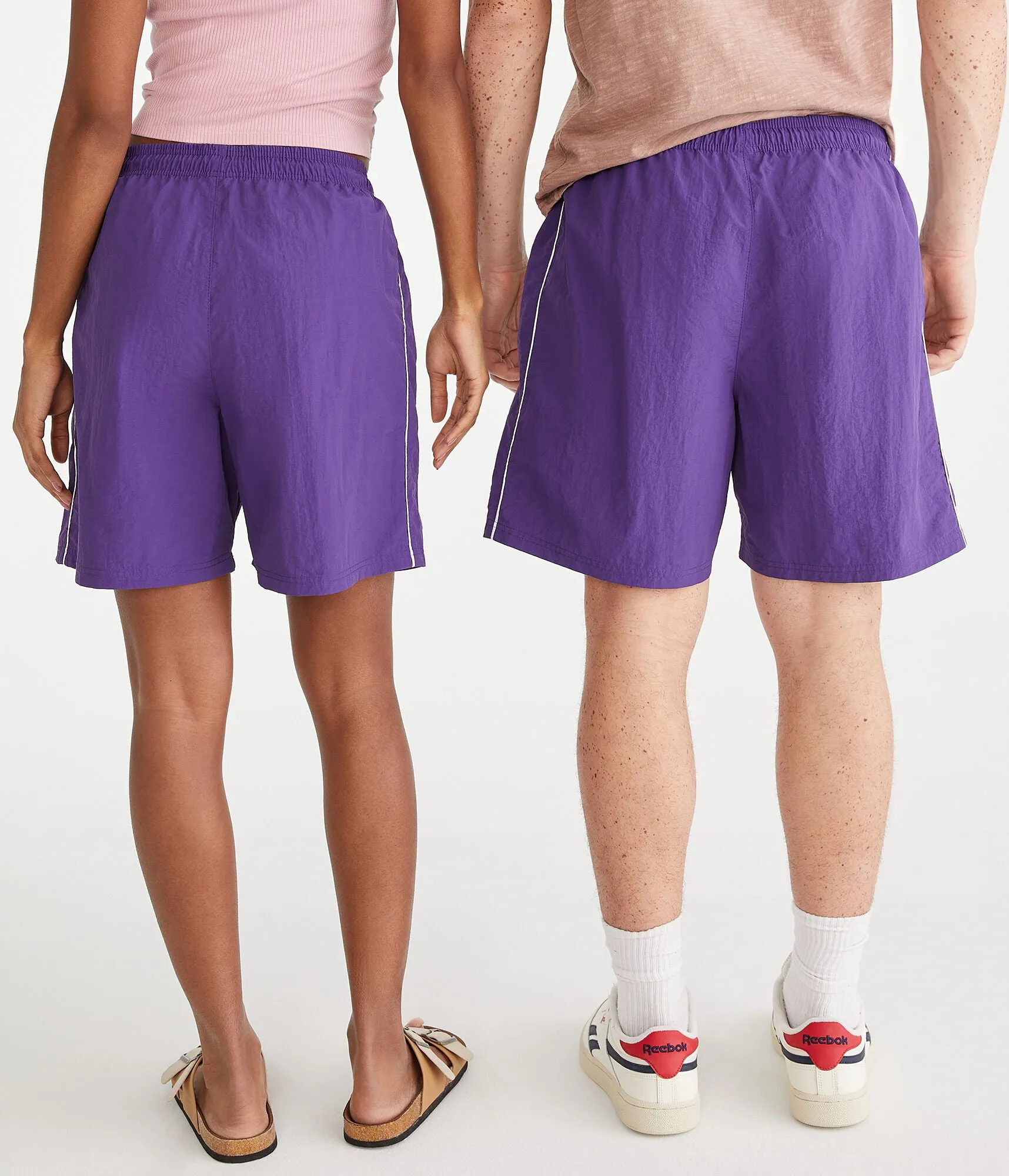 Aeropostale Los Angeles Lakers Nylon Shorts 6.5"