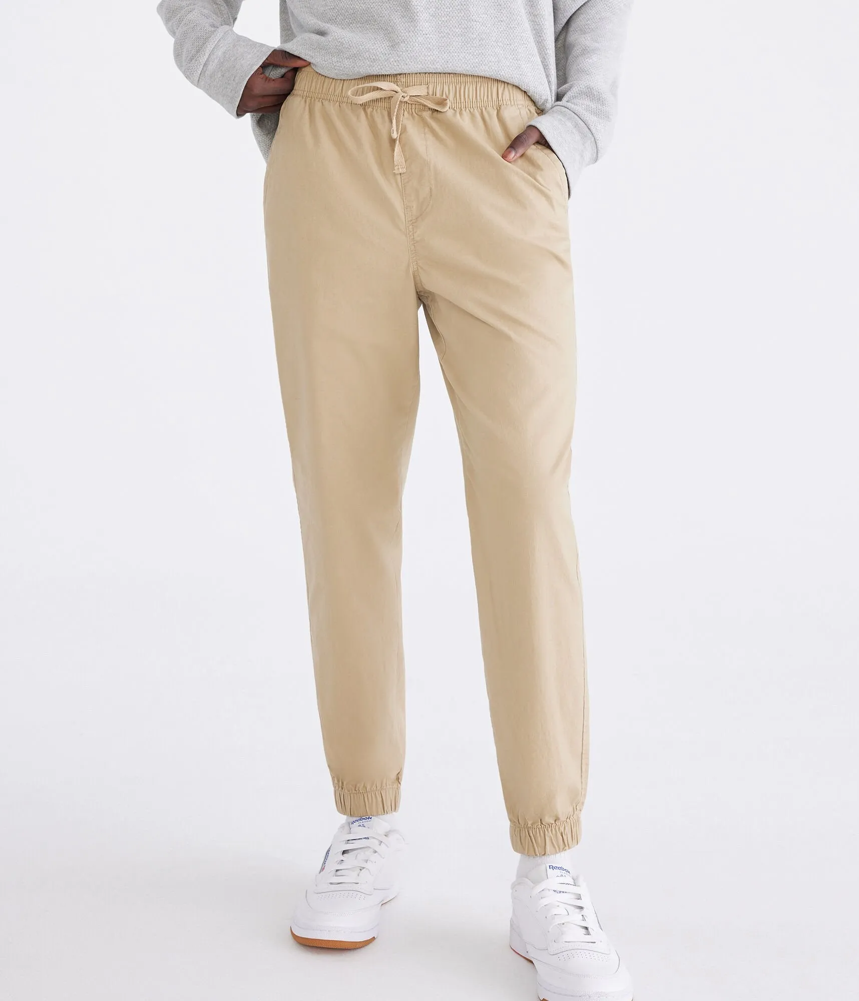 Aeropostale Men's Stretch Twill Joggers