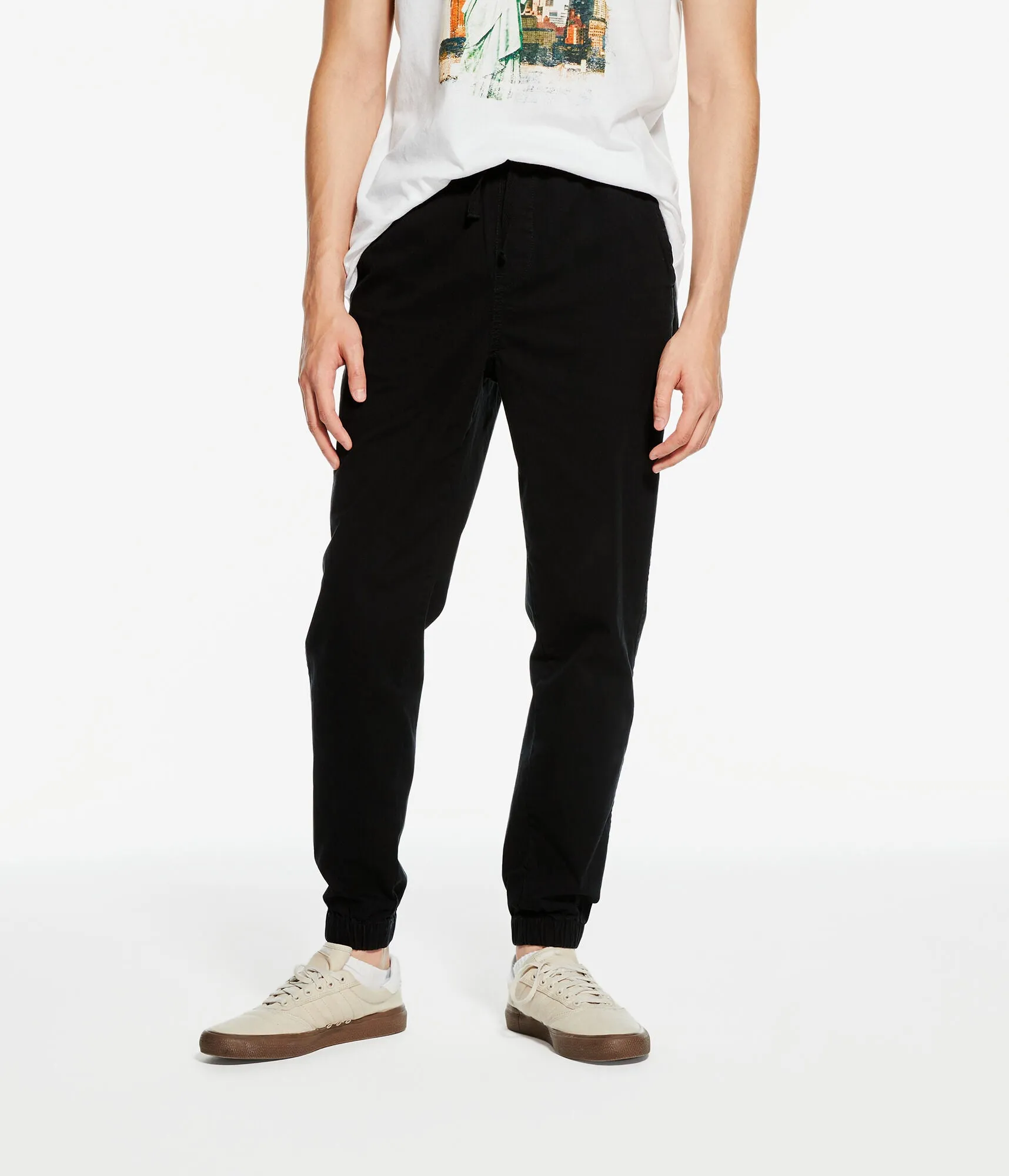 Aeropostale Men's Stretch Twill Joggers