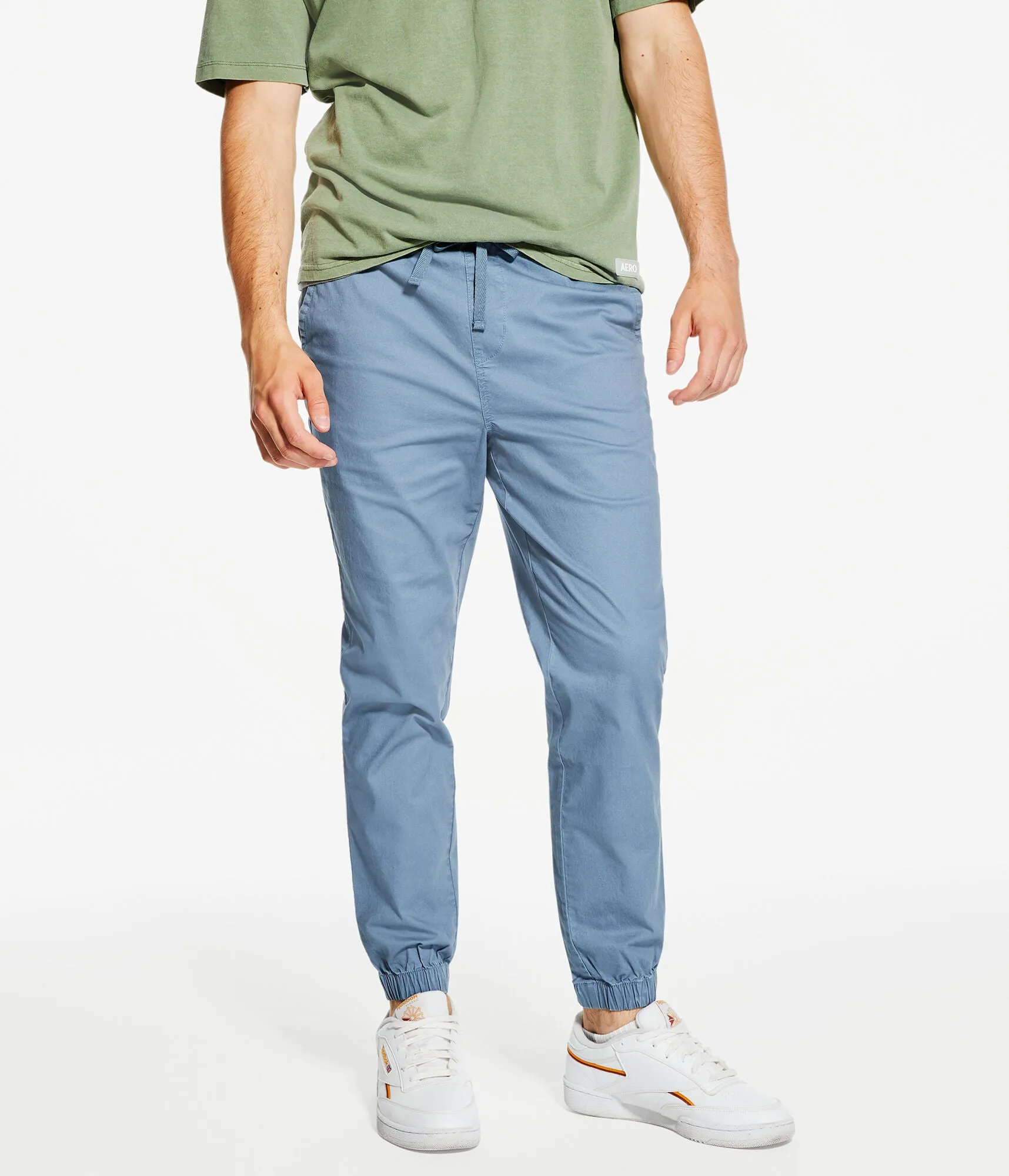 Aeropostale Men's Stretch Twill Joggers