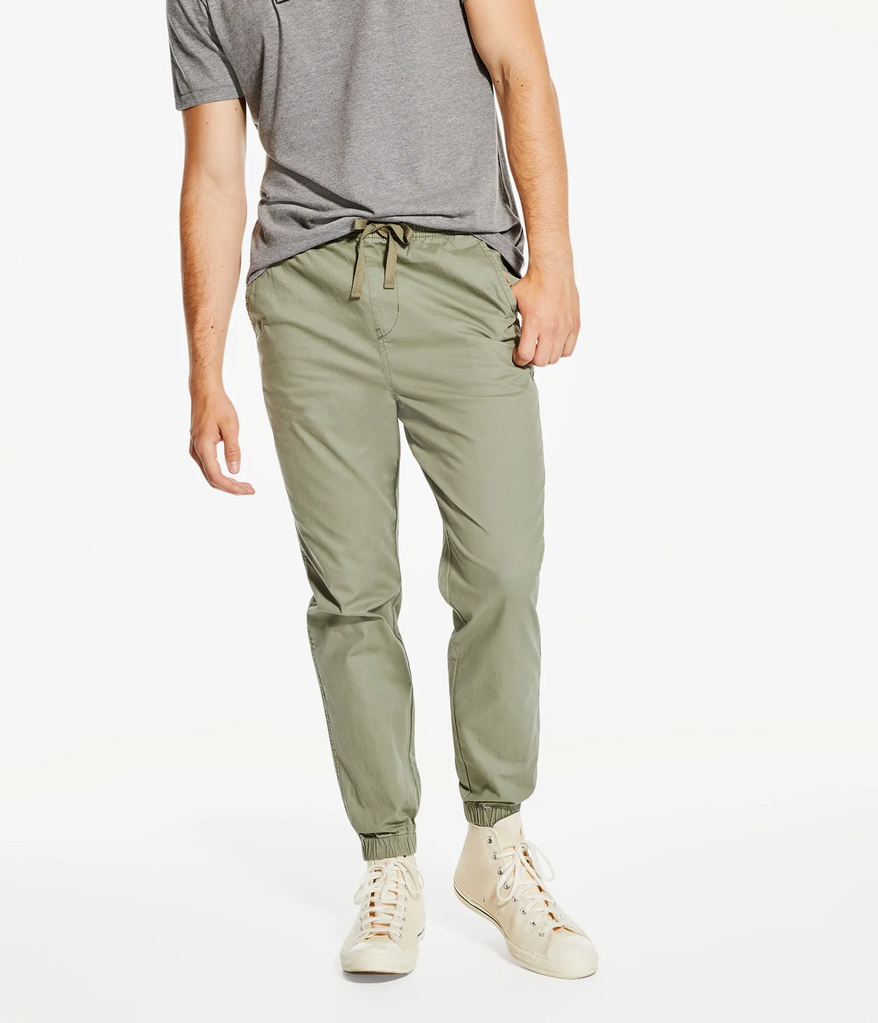 Aeropostale Men's Stretch Twill Joggers