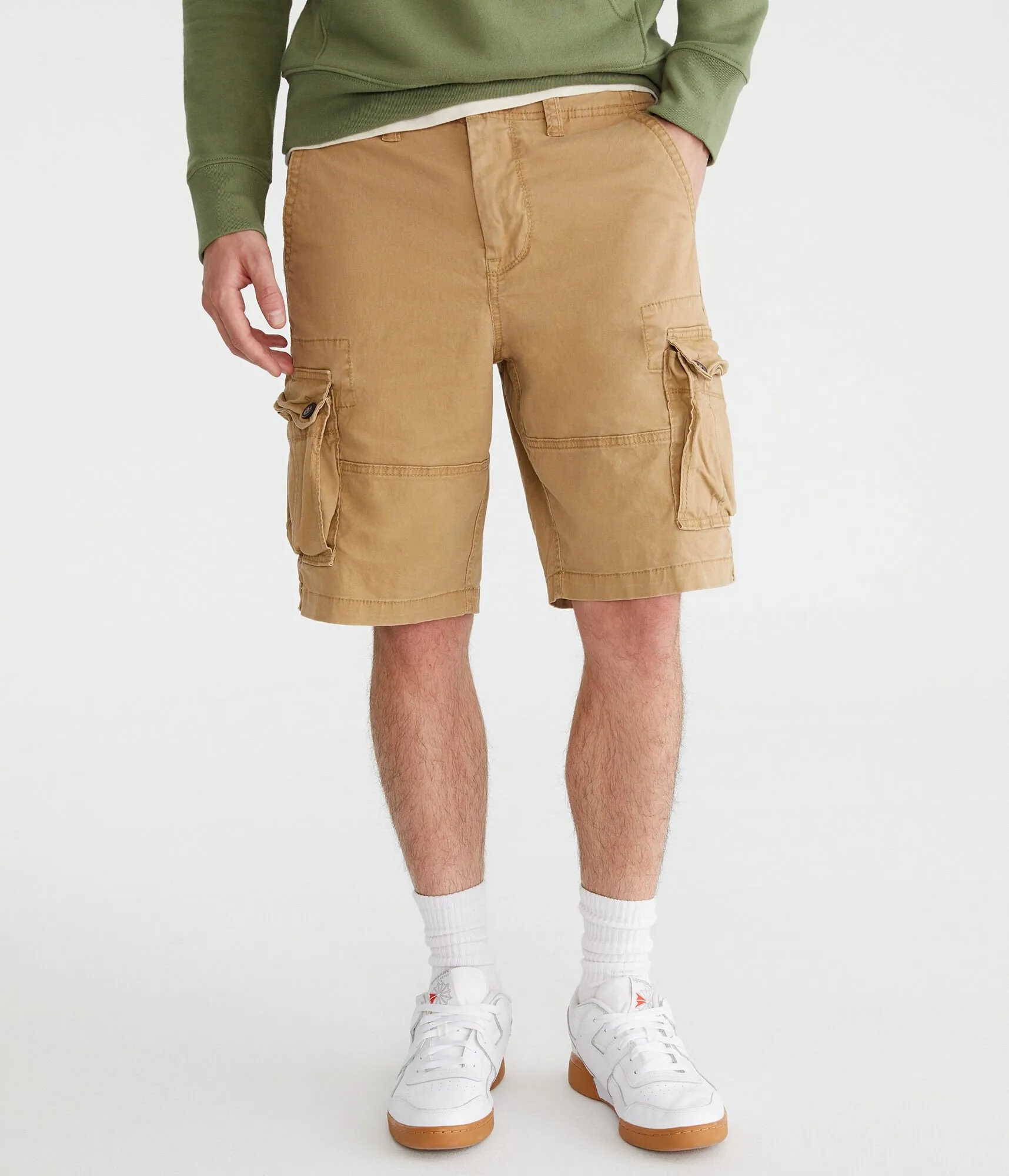 Aeropostale Stretch Twill Cargo Shorts 10"
