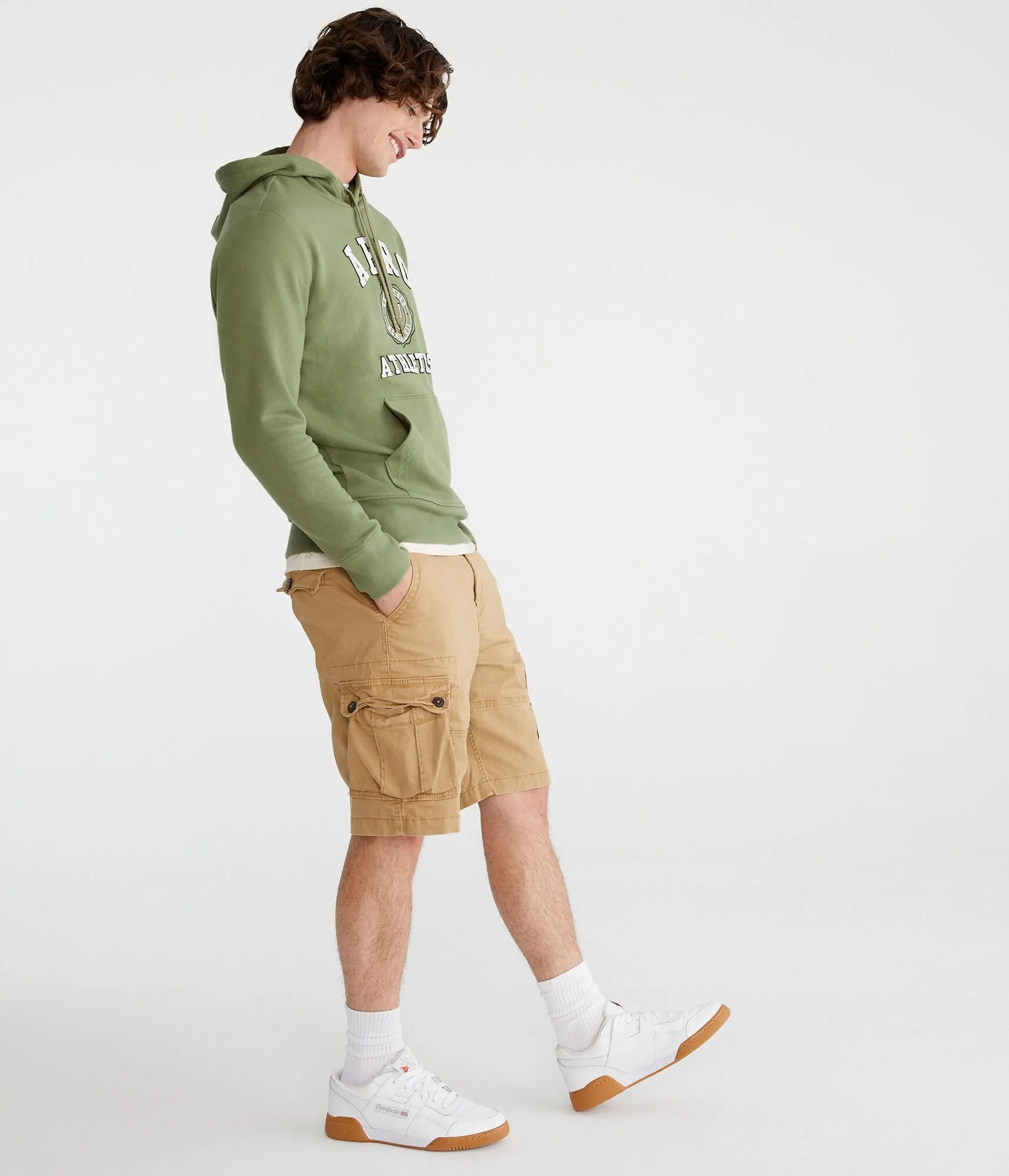 Aeropostale Stretch Twill Cargo Shorts 10"
