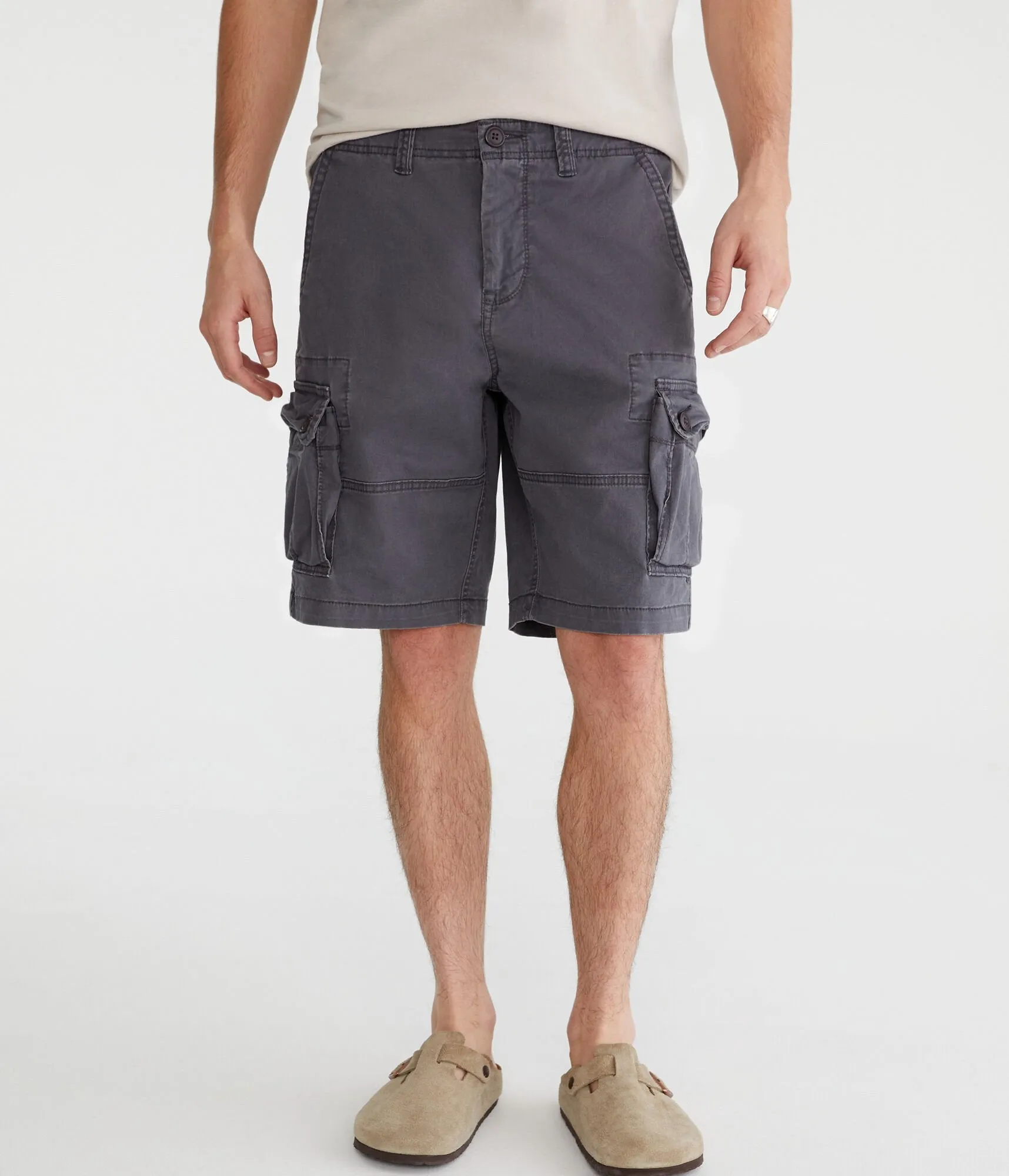 Aeropostale Stretch Twill Cargo Shorts 10"