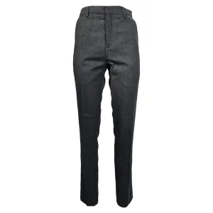 Ami Slim-Fit Trousers in Grey Wool