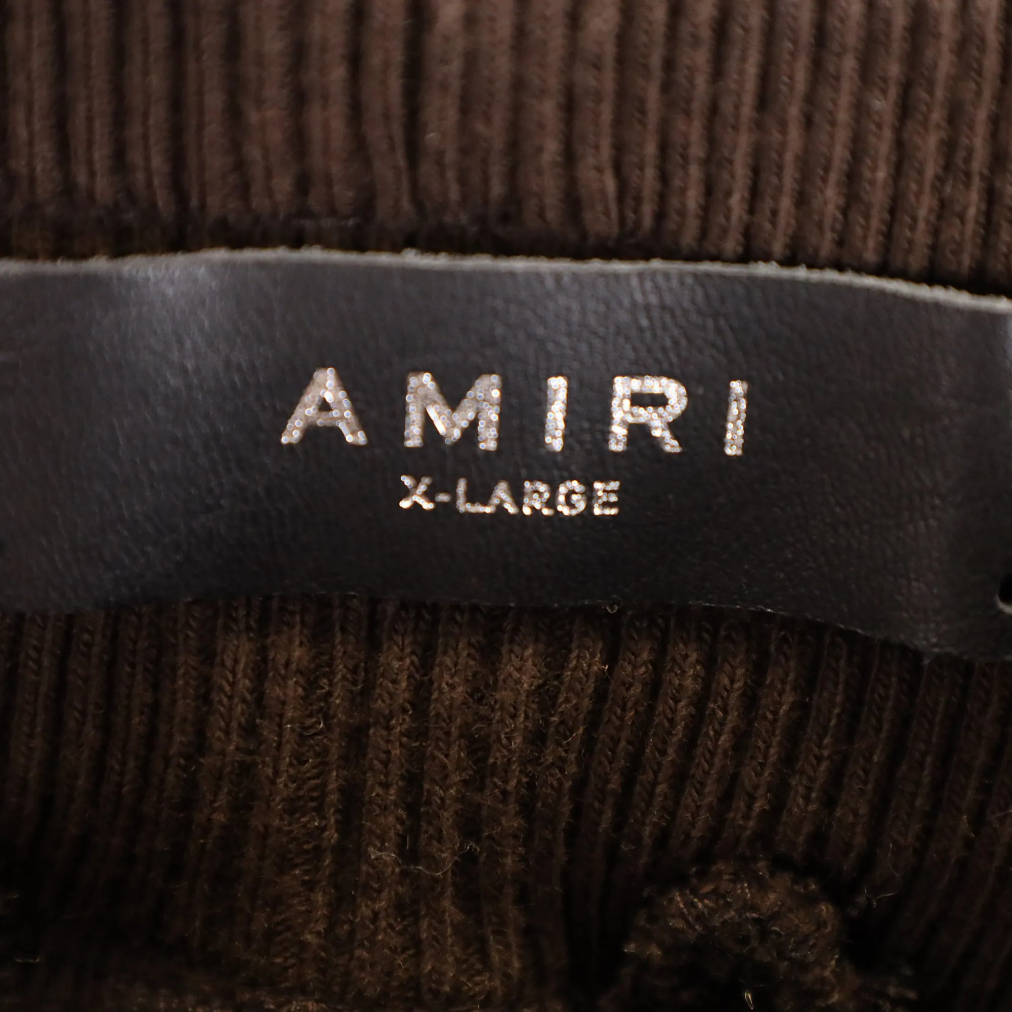 Amiri Wide-Leg Leather-trimmed Tie-Dyed Drawstring Shorts In Brown Fleece