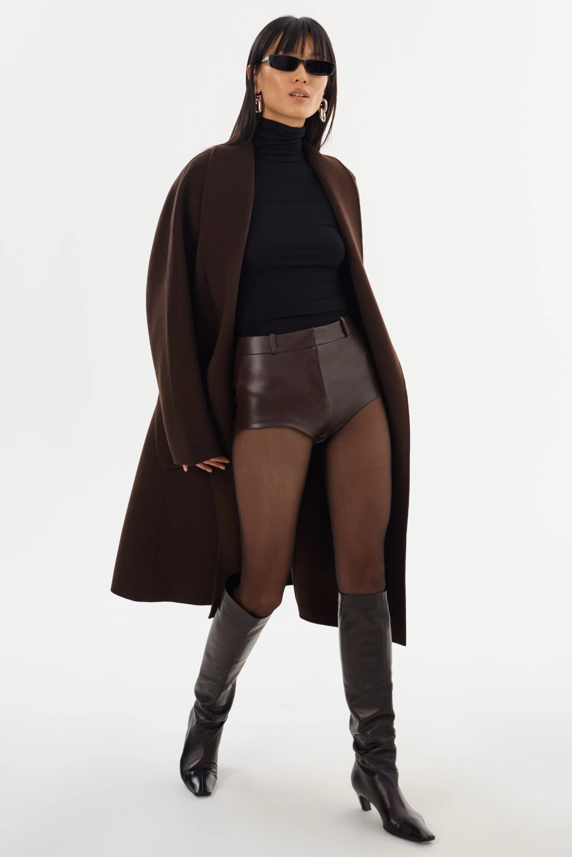 ANNAISE | Leather Hot Shorts
