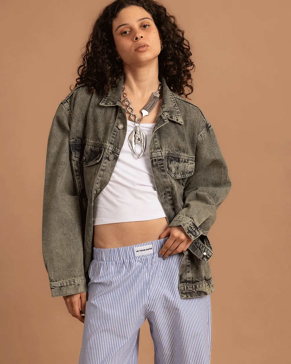 Baby Blue Boxer Pants