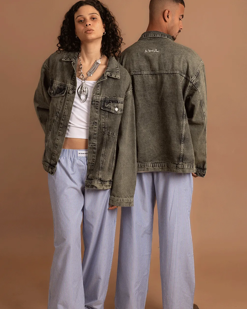 Baby Blue Boxer Pants