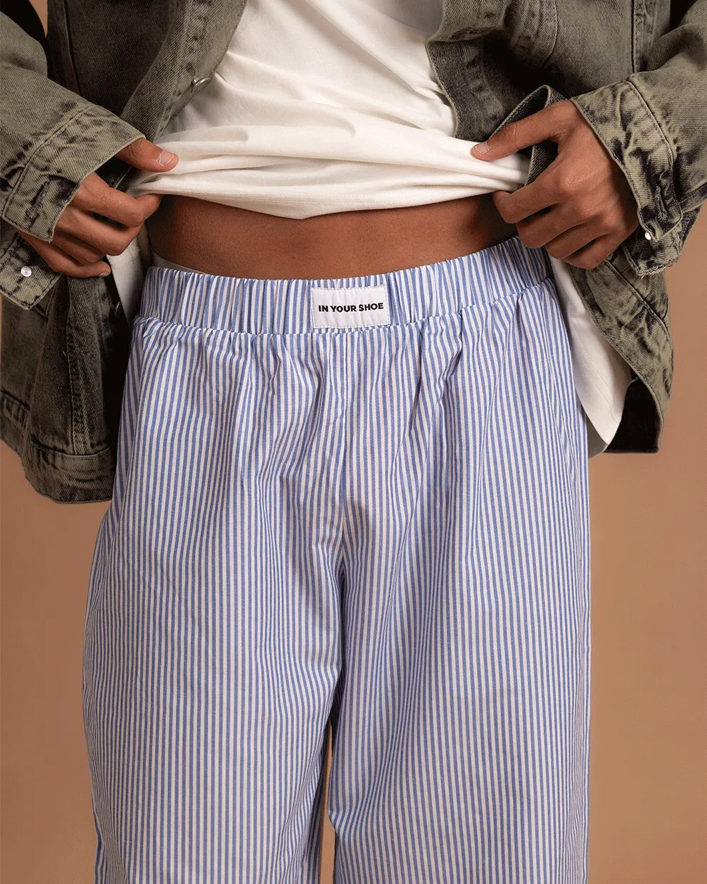 Baby Blue Boxer Pants