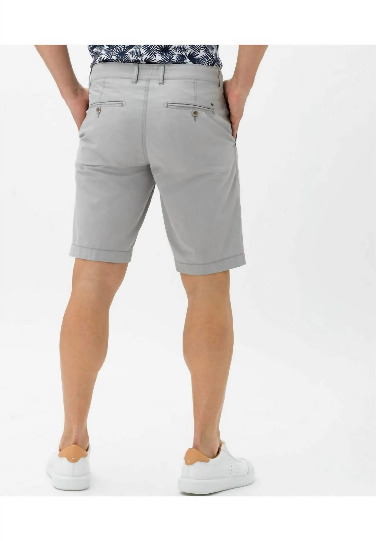 Bari Shorts In Silver