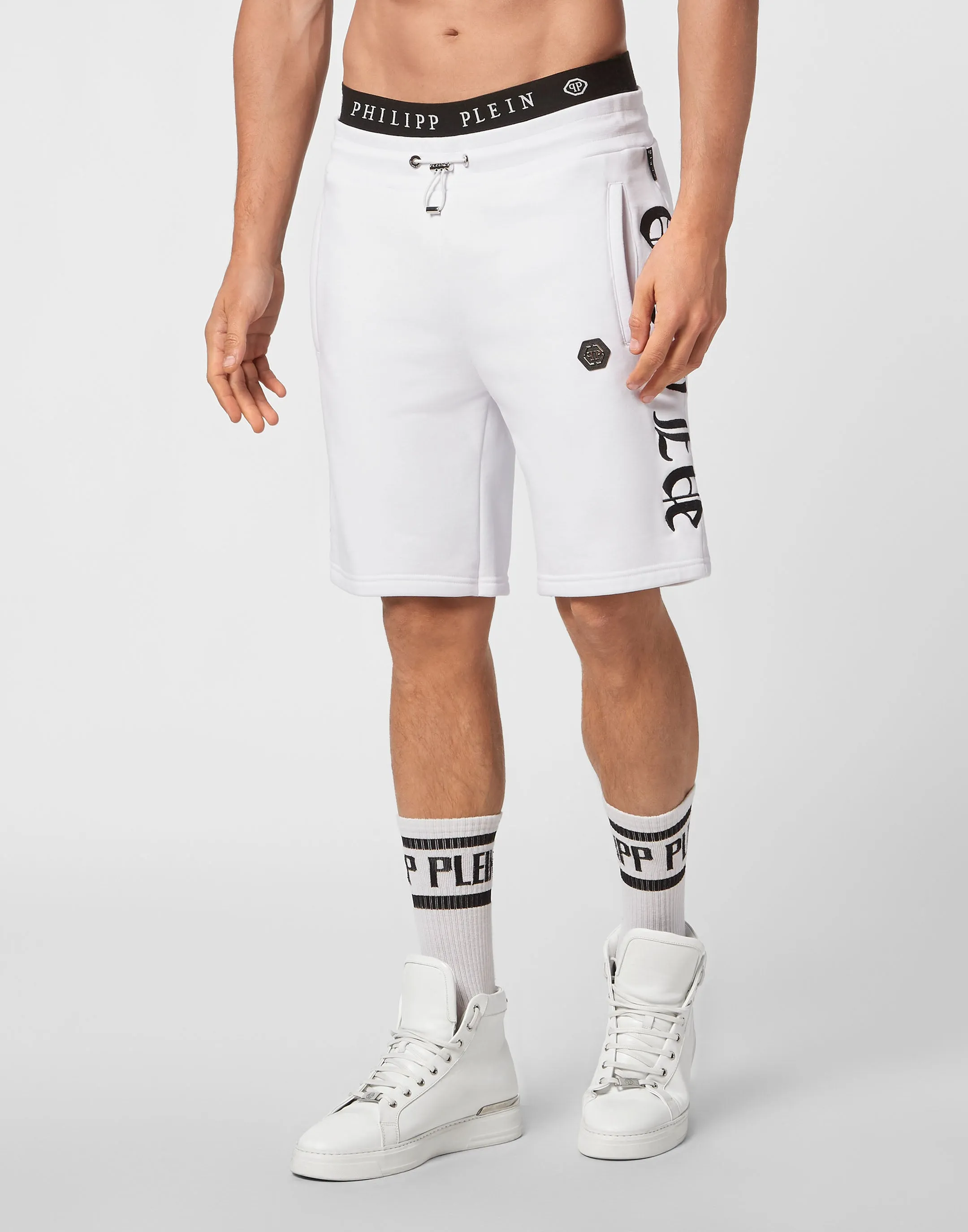 Basket Jogging Shorts Gothic Plein