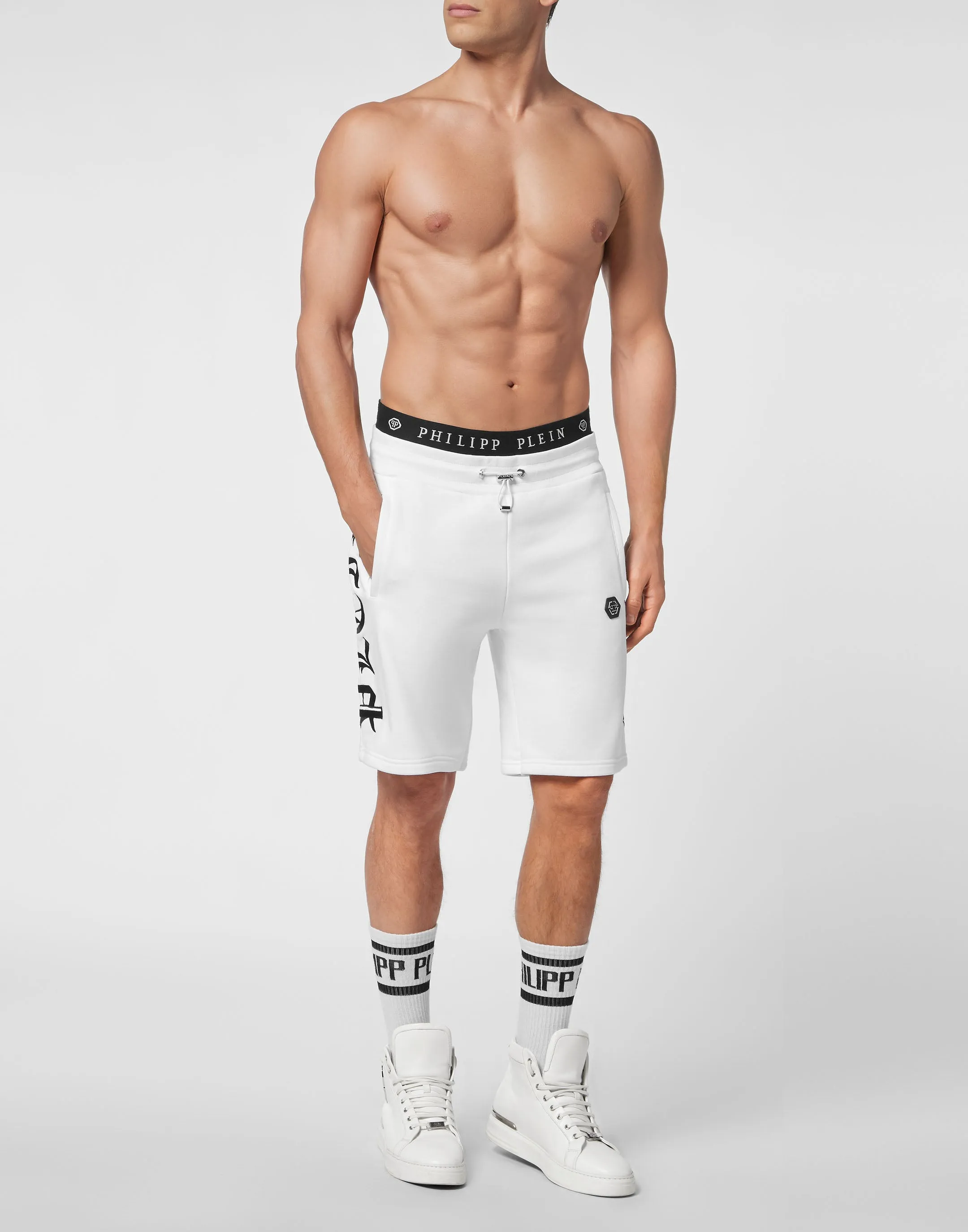 Basket Jogging Shorts Gothic Plein
