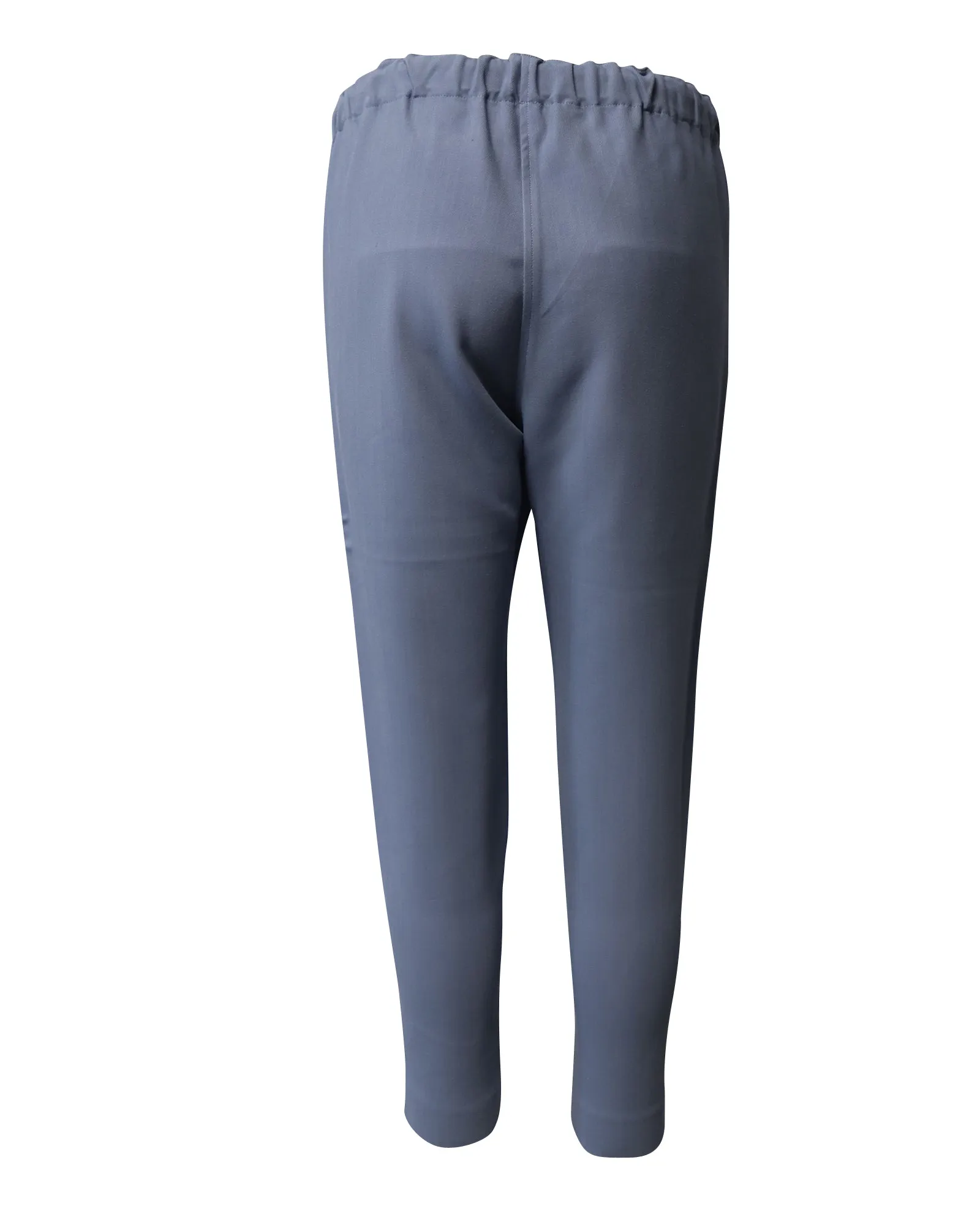 Bassike Tapered Pants in Blue Viscose