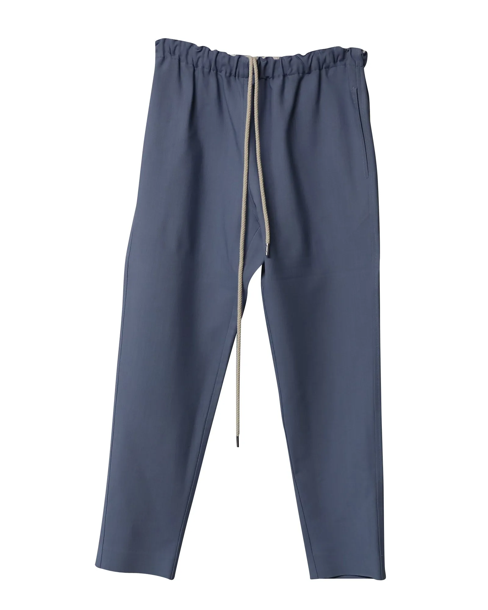 Bassike Tapered Pants in Blue Viscose