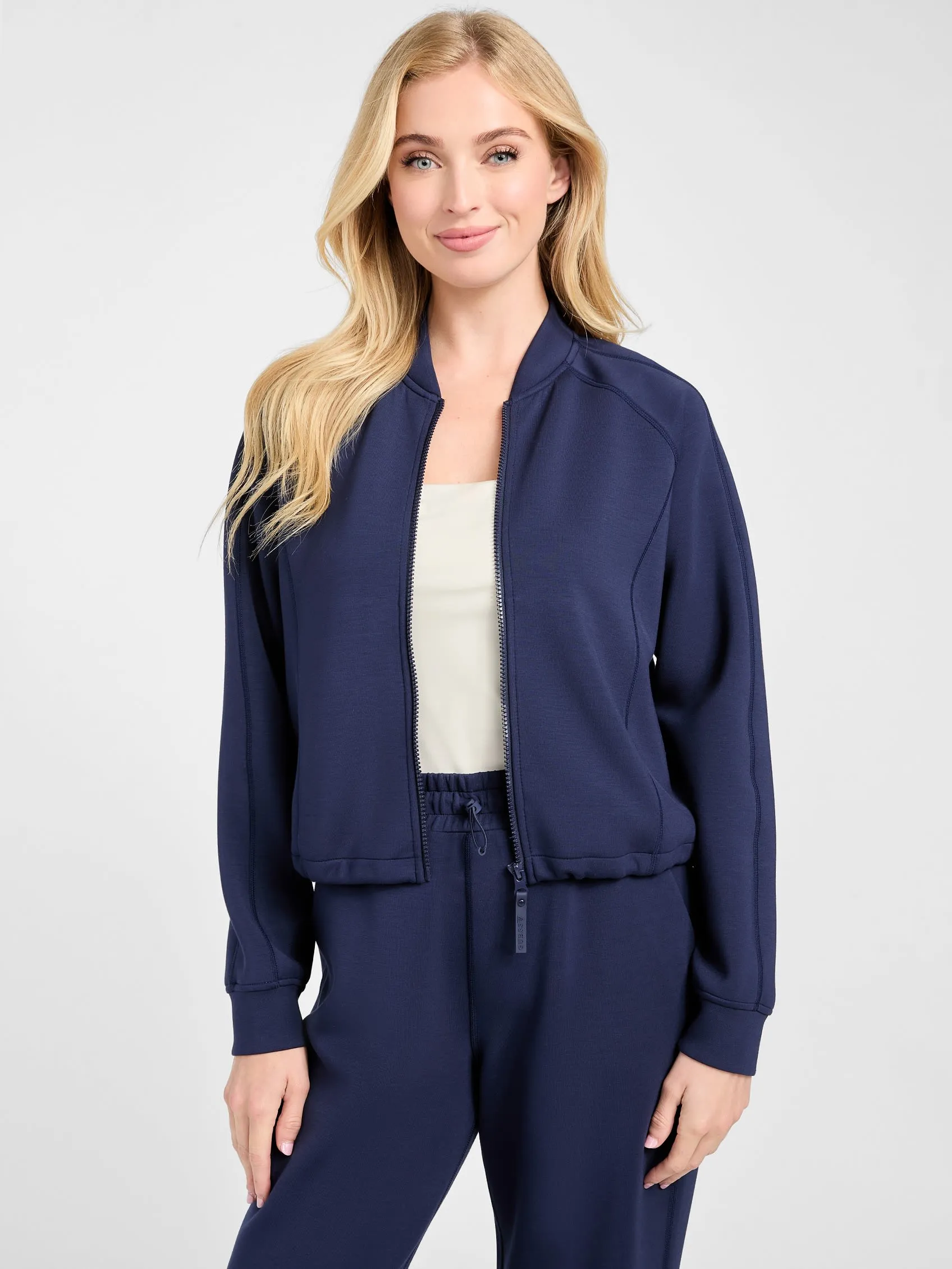 Blaire Scuba-Knit Jacket