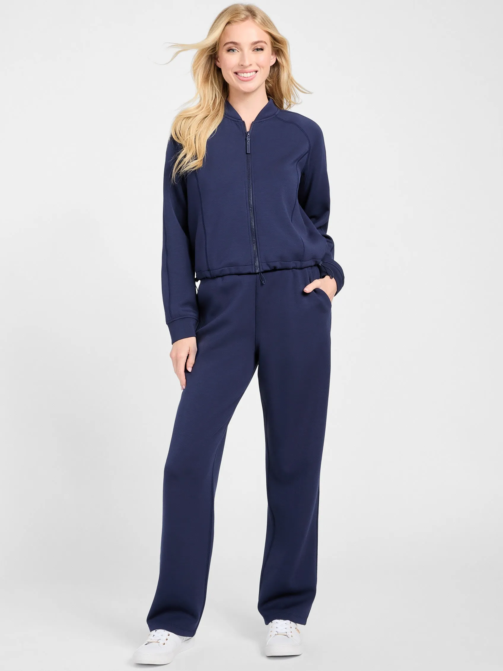 Blaire Scuba-Knit Jacket