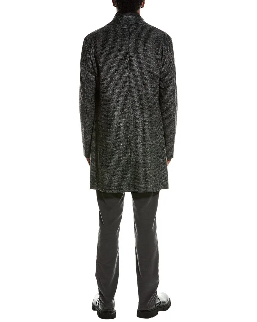 BOSS Hugo Boss Hyde Wool-Blend Peacoat