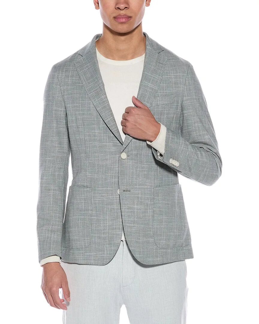 BOSS Hugo Boss Slim Fit Wool & Linen-Blend Blazer