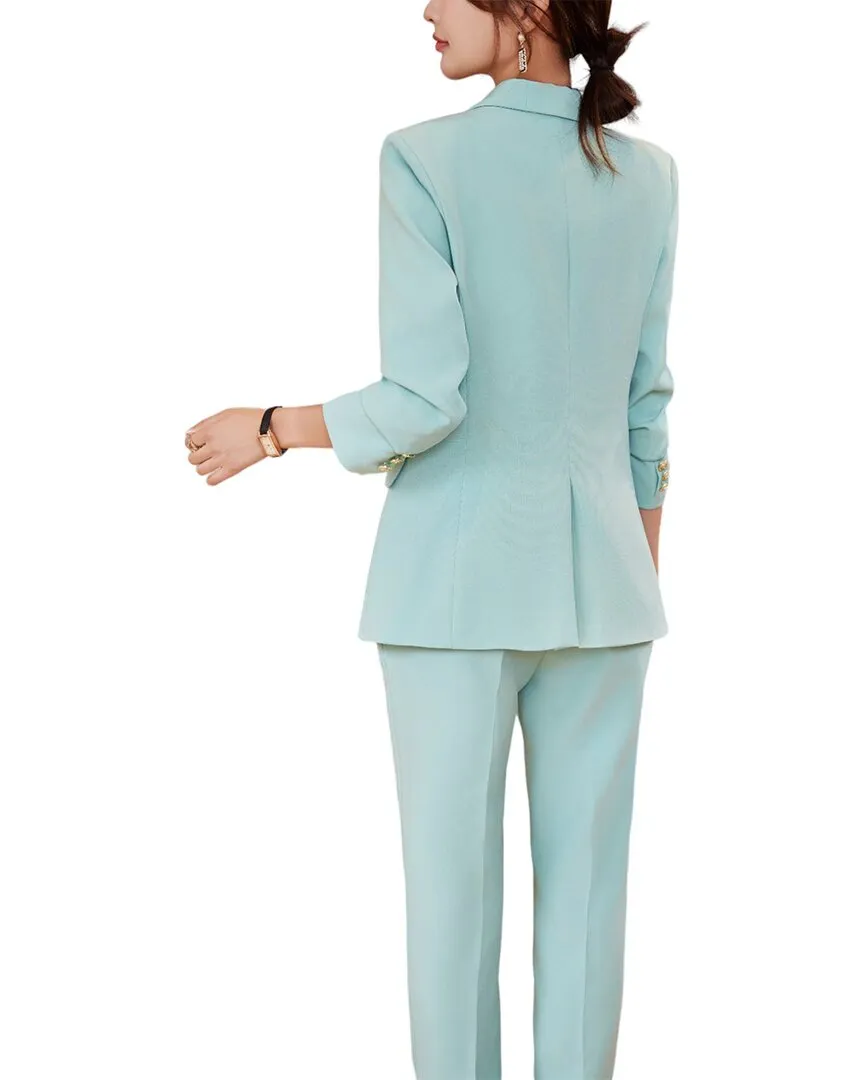 Bossy Chic 2pc Blazer & Pant Set