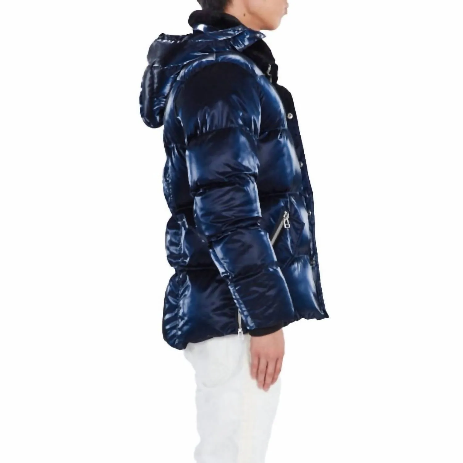 Bumnester 3/4 Coat In All Wet Navy