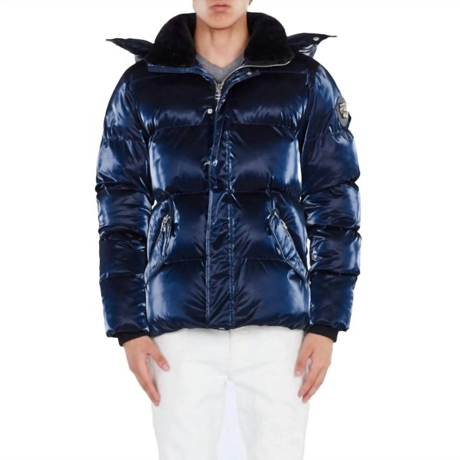Bumnester 3/4 Coat In All Wet Navy
