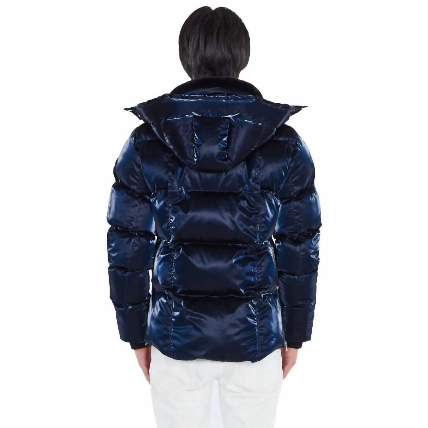 Bumnester 3/4 Coat In All Wet Navy